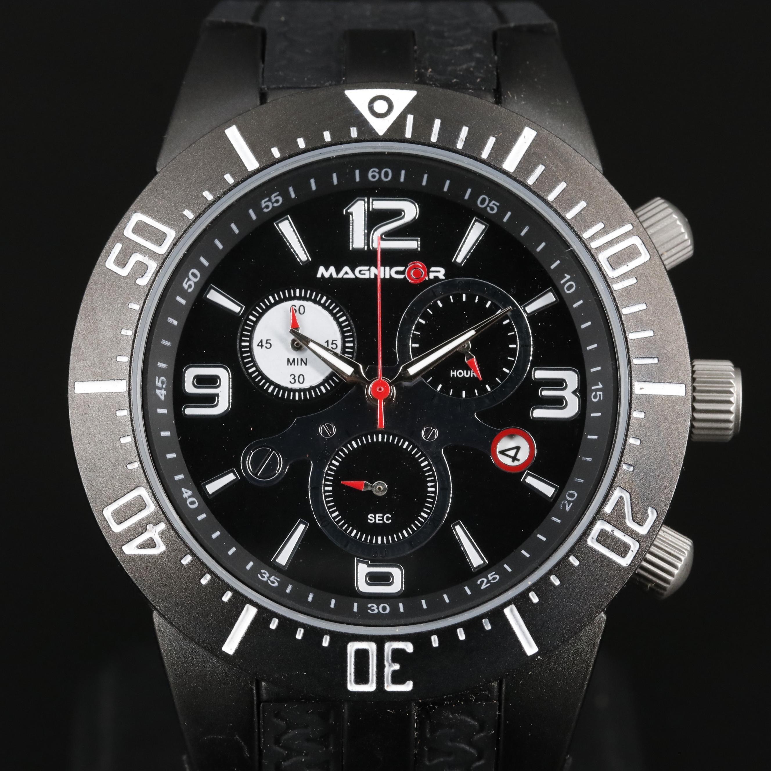 Magnicor Black Dial Chronograph Watch