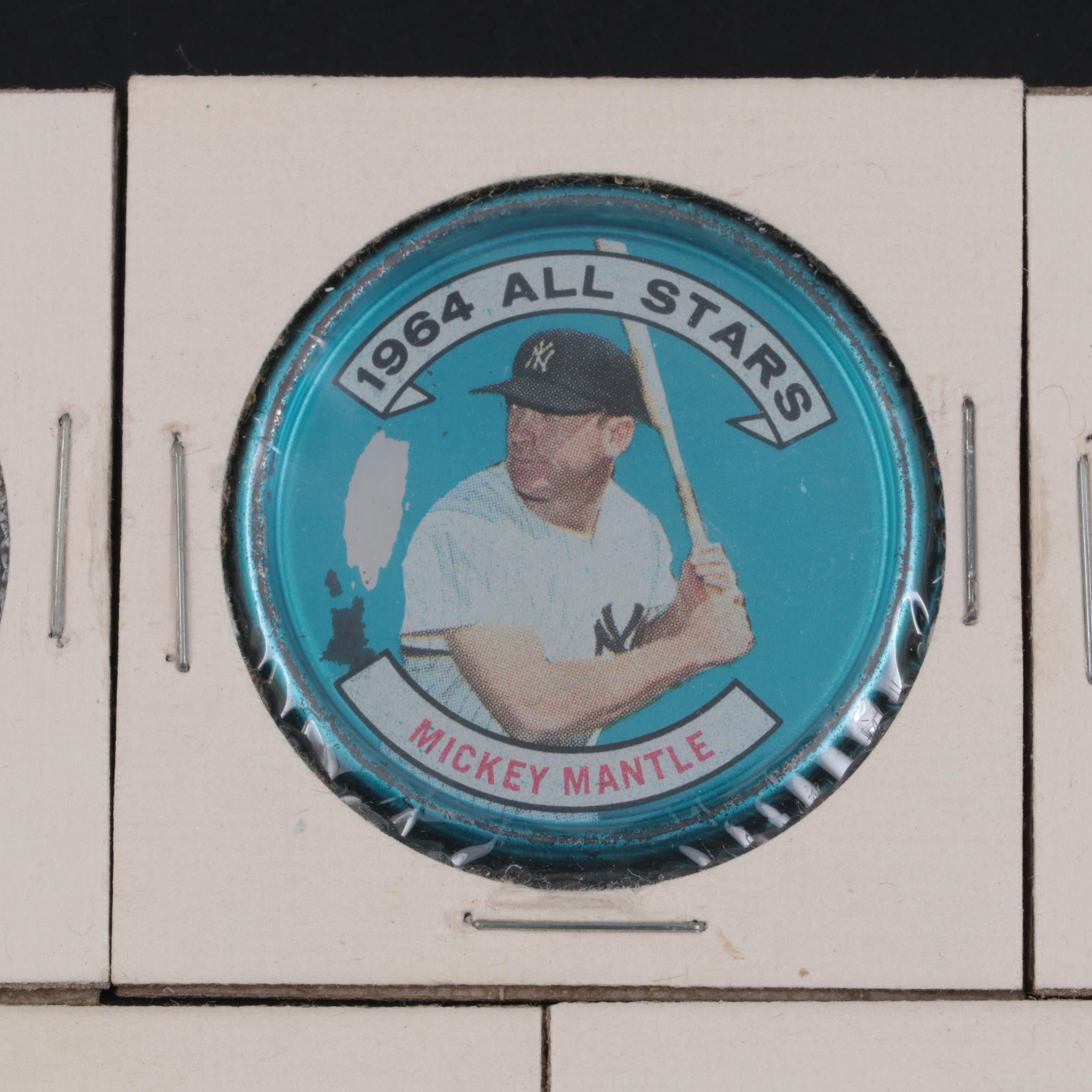 Mickey Mantle, 1964 Topps Coins, Including Other, New York Yankee Team Players