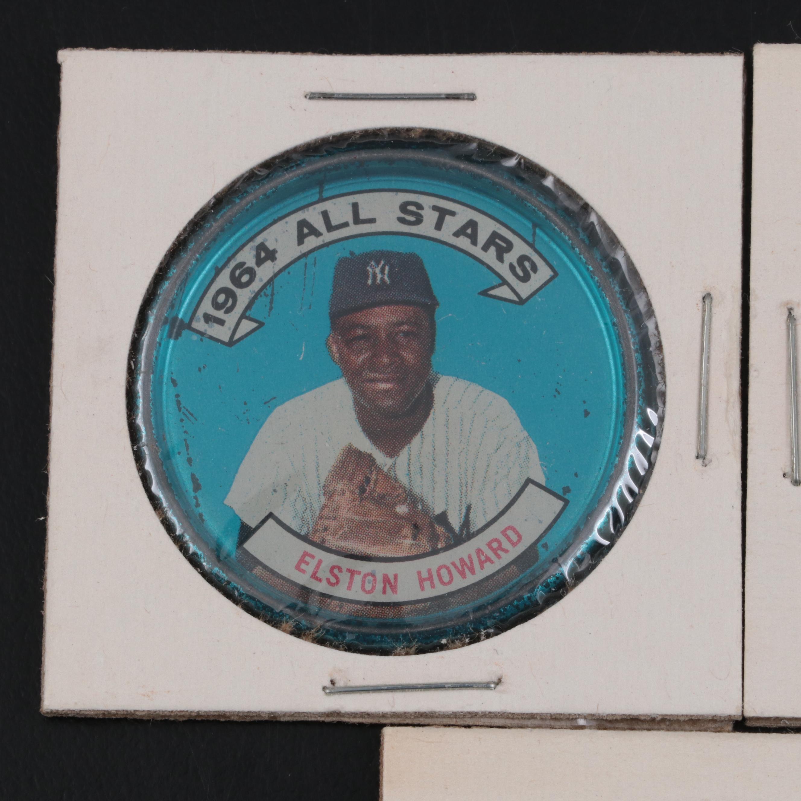 Mickey Mantle, 1964 Topps Coins, Including Other, New York Yankee Team Players