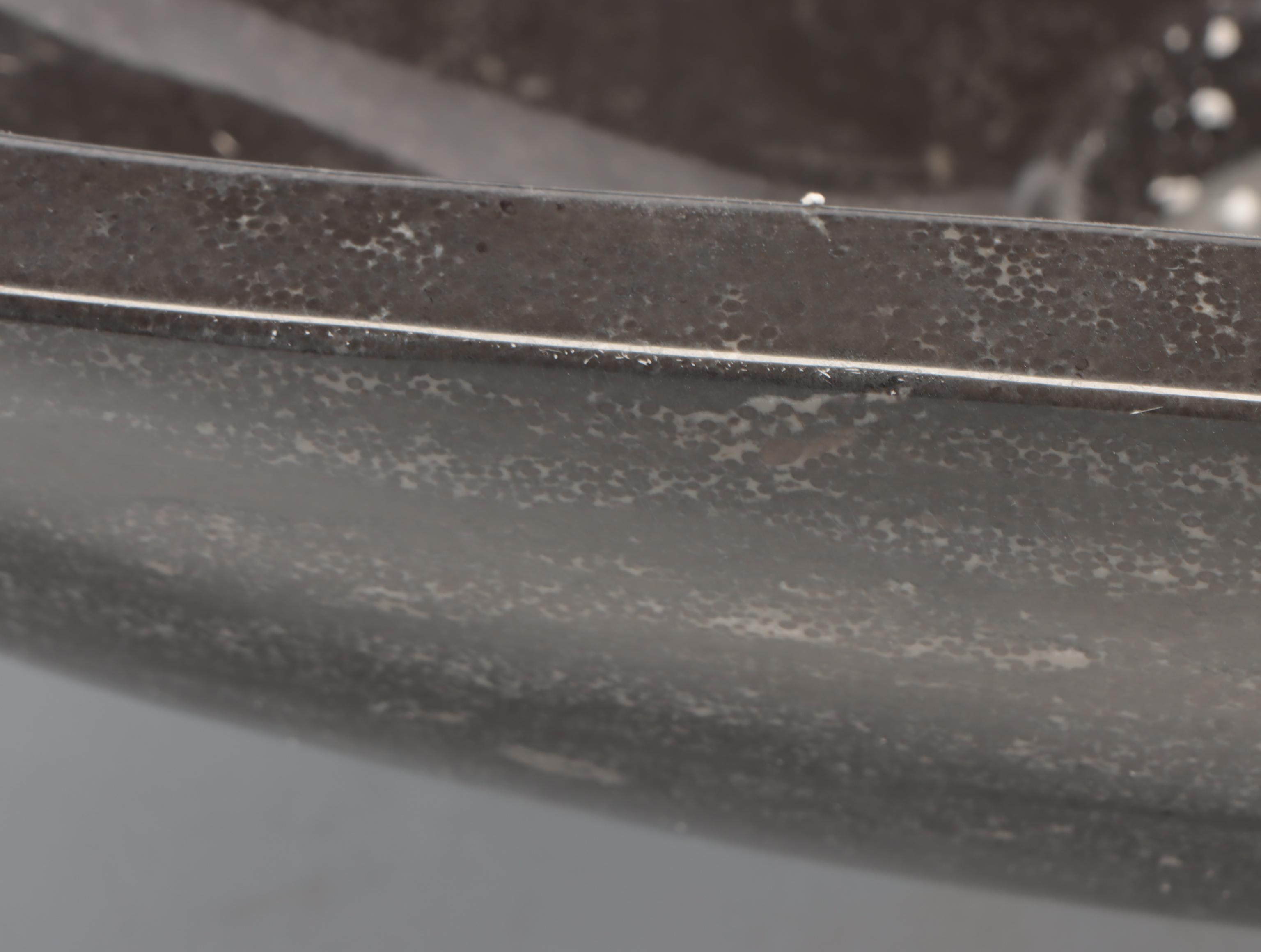 Blue Limestone Vessel Sink, Brushed Nickel Wall Mount Faucet and Pop Up Drain