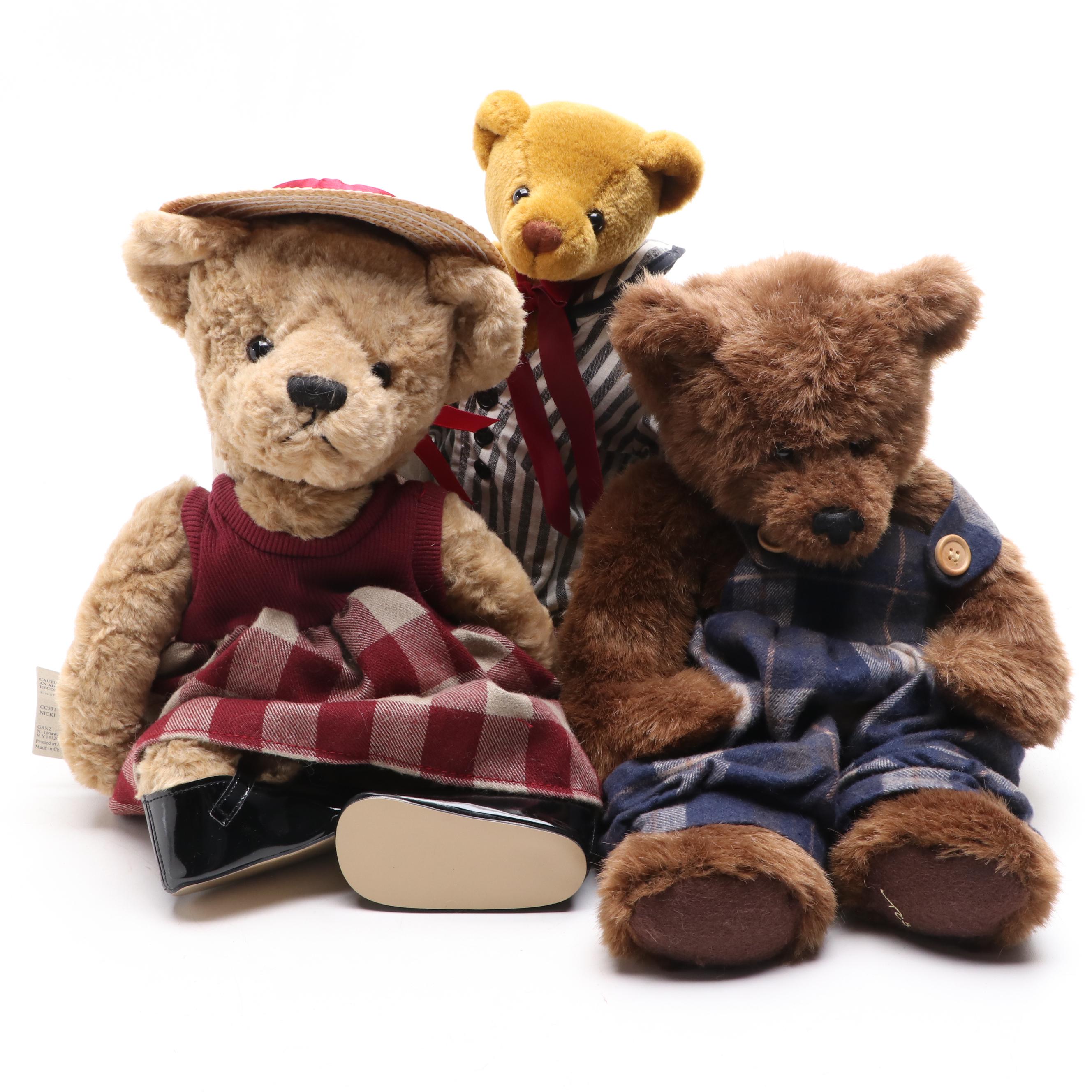 Ganz "Freezer", "Root Bear", "Mikey" and More Teddy Bears