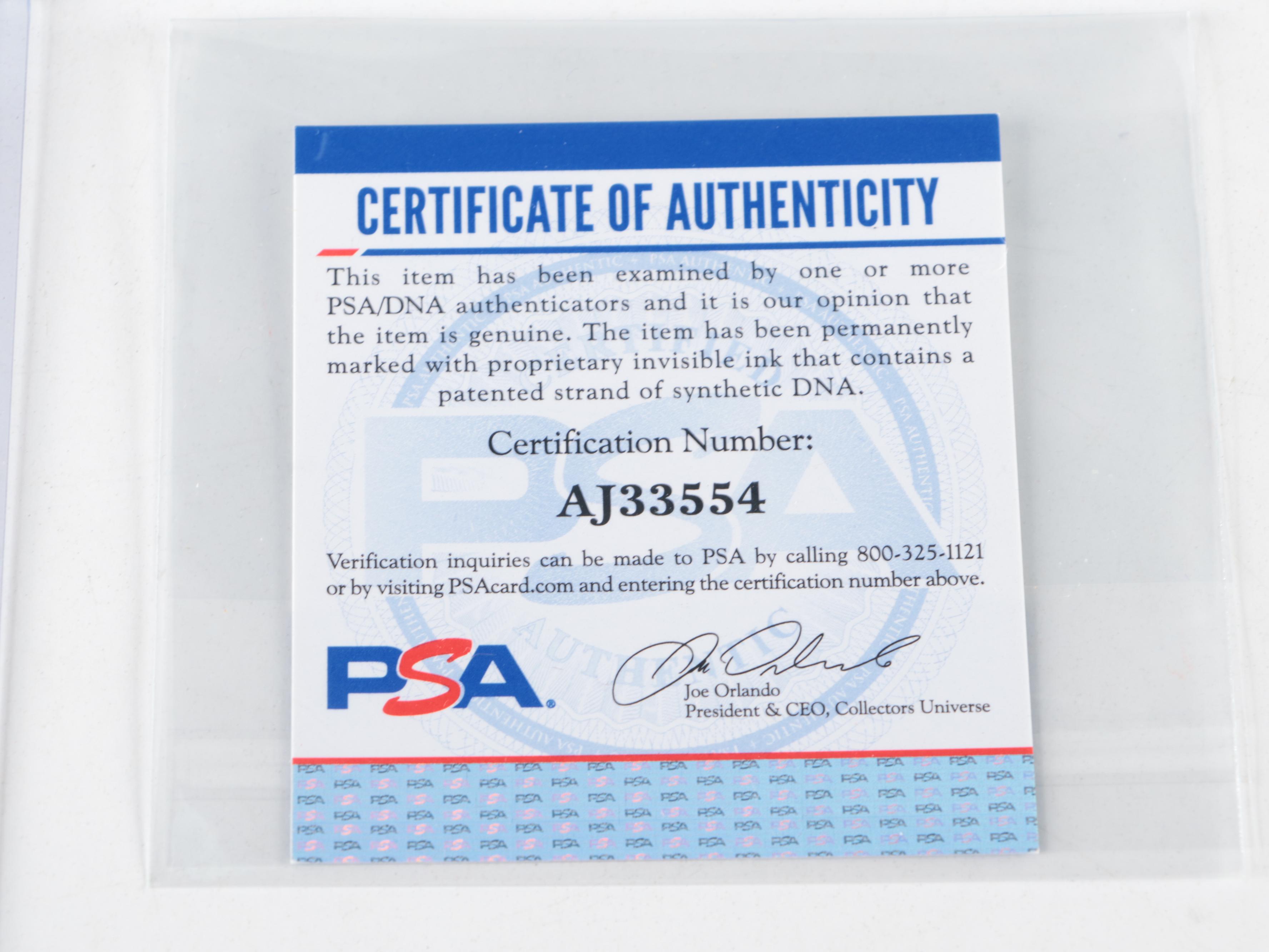 LeRoy Neiman, American Expressionist Painting Artist, Signed MLB, Rawlings Ball