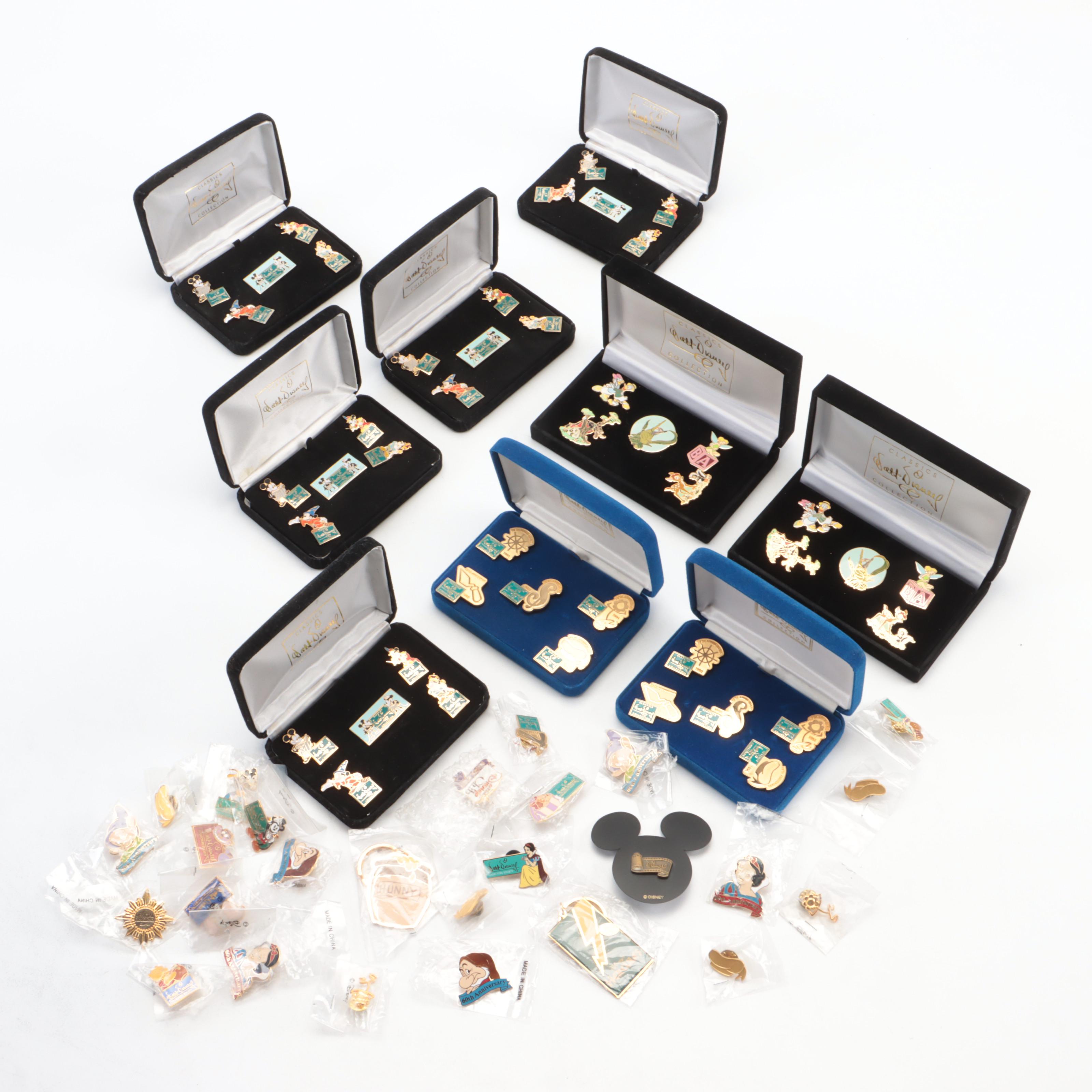 Disney Collectible and Anniversary Souvenir Lapel Pins EBTH