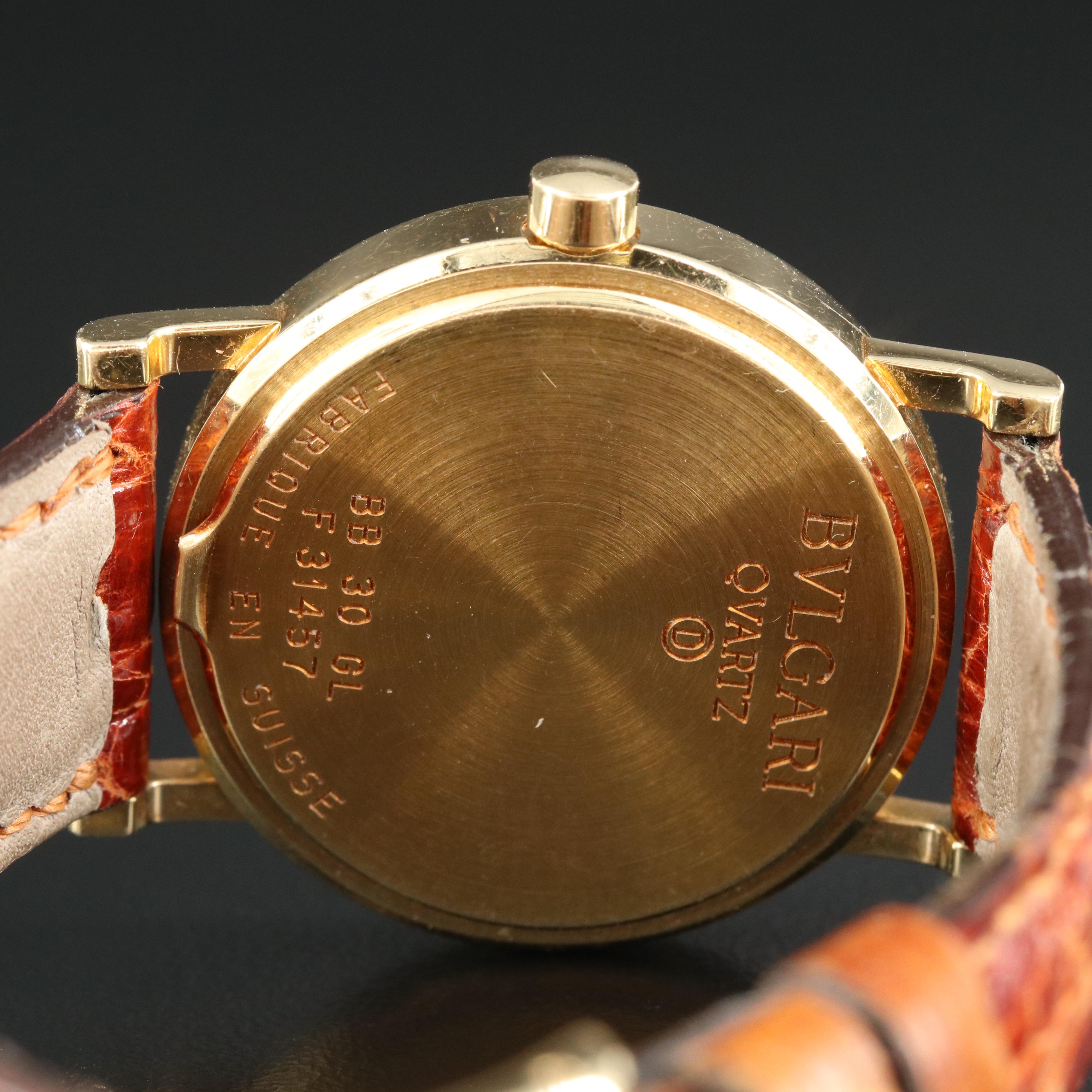 18K Bulgari Swiss-Made Quartz Watch