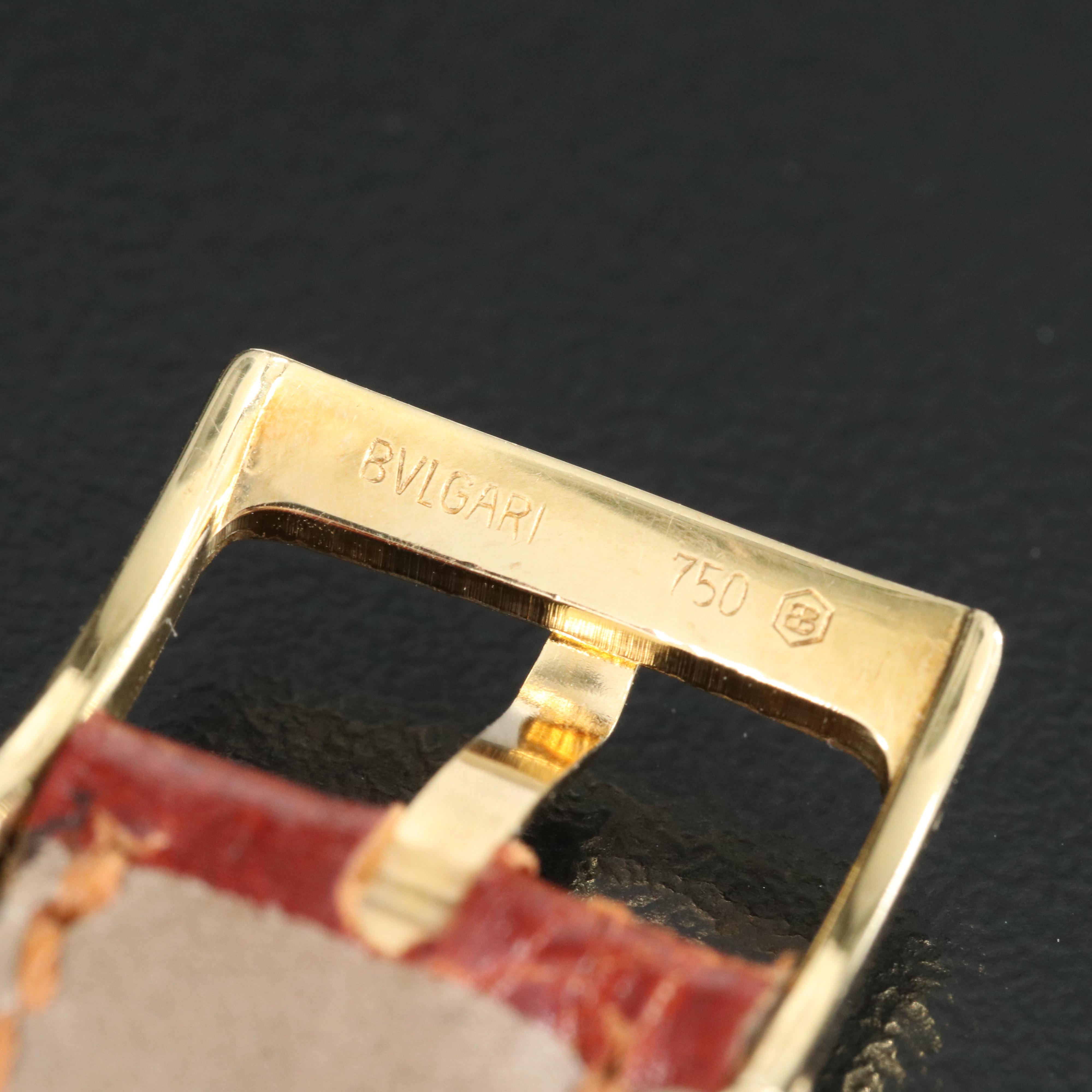 18K Bulgari Swiss-Made Quartz Watch