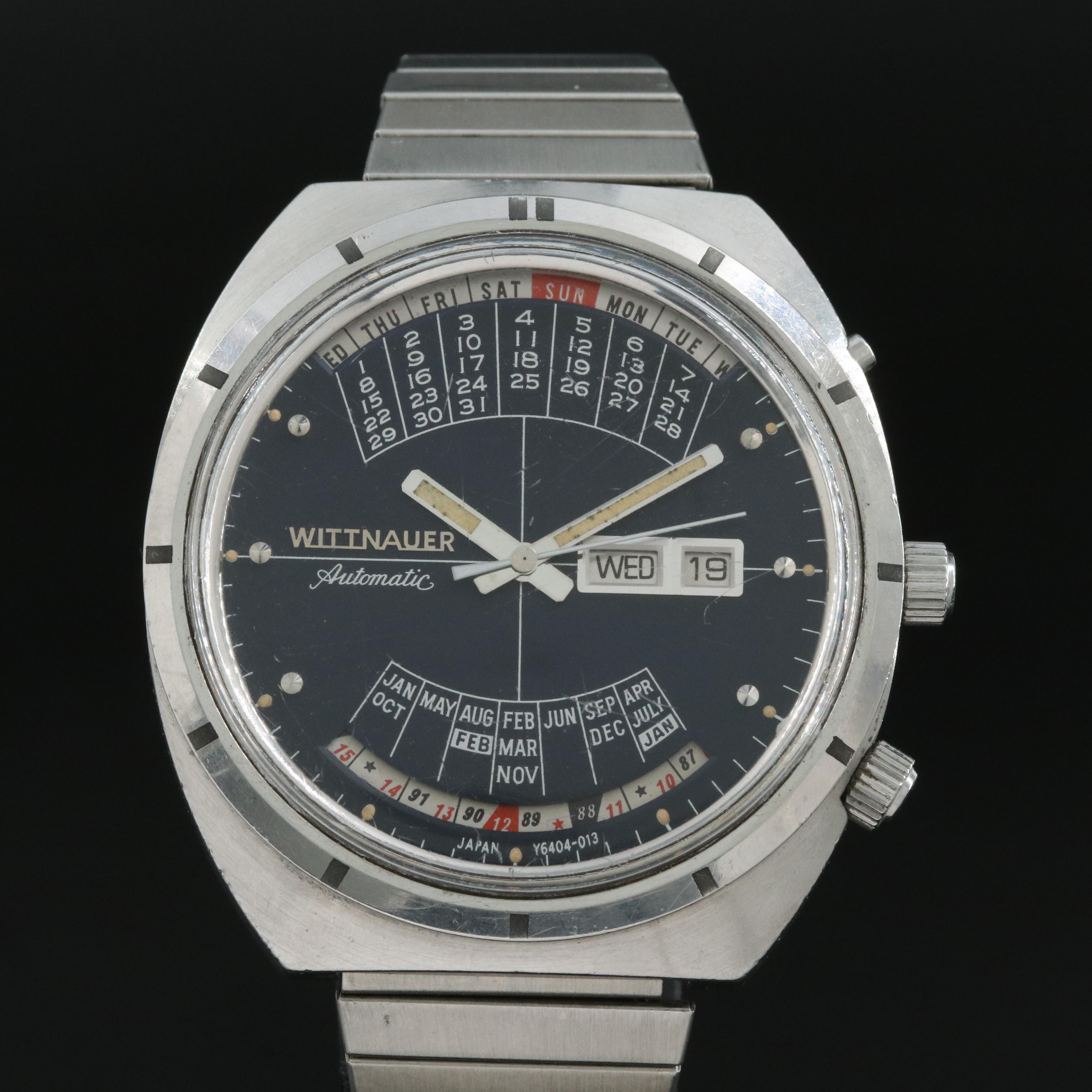 Vintage Wittnauer 2000 Perpetual Calendar Automatic Watch