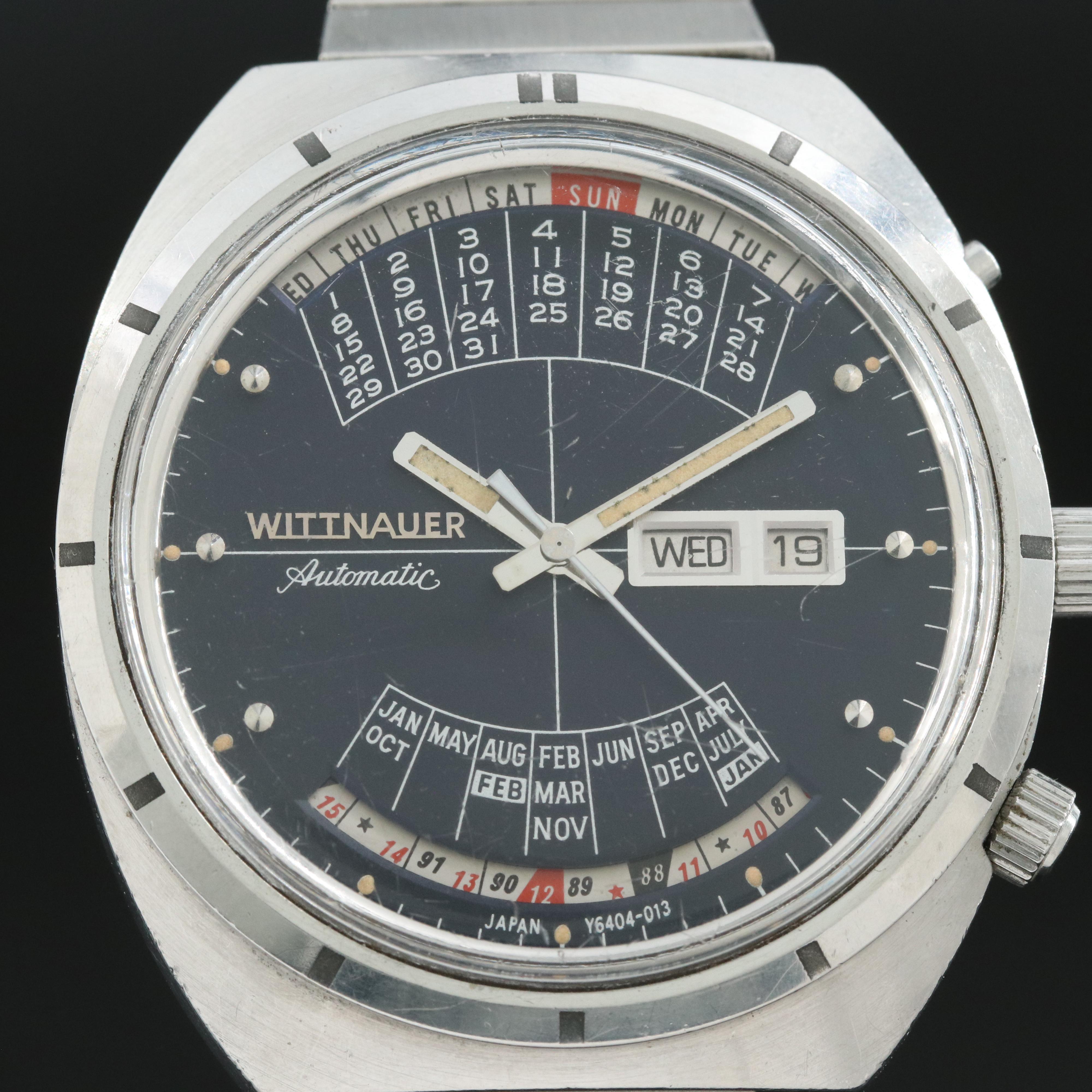 Vintage Wittnauer 2000 Perpetual Calendar Automatic Watch