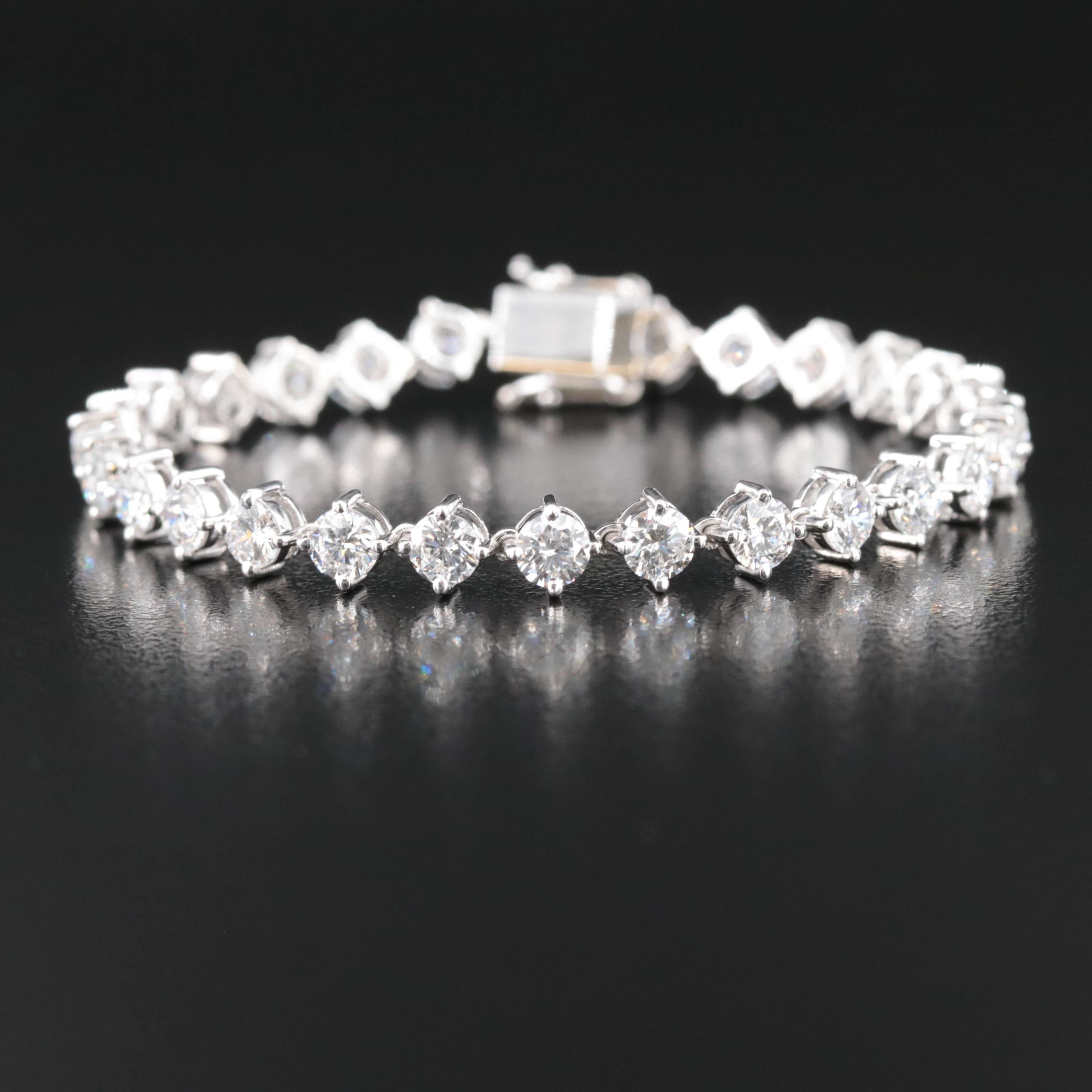 14K 10.21 CTW Lab Grown Diamond Bracelet