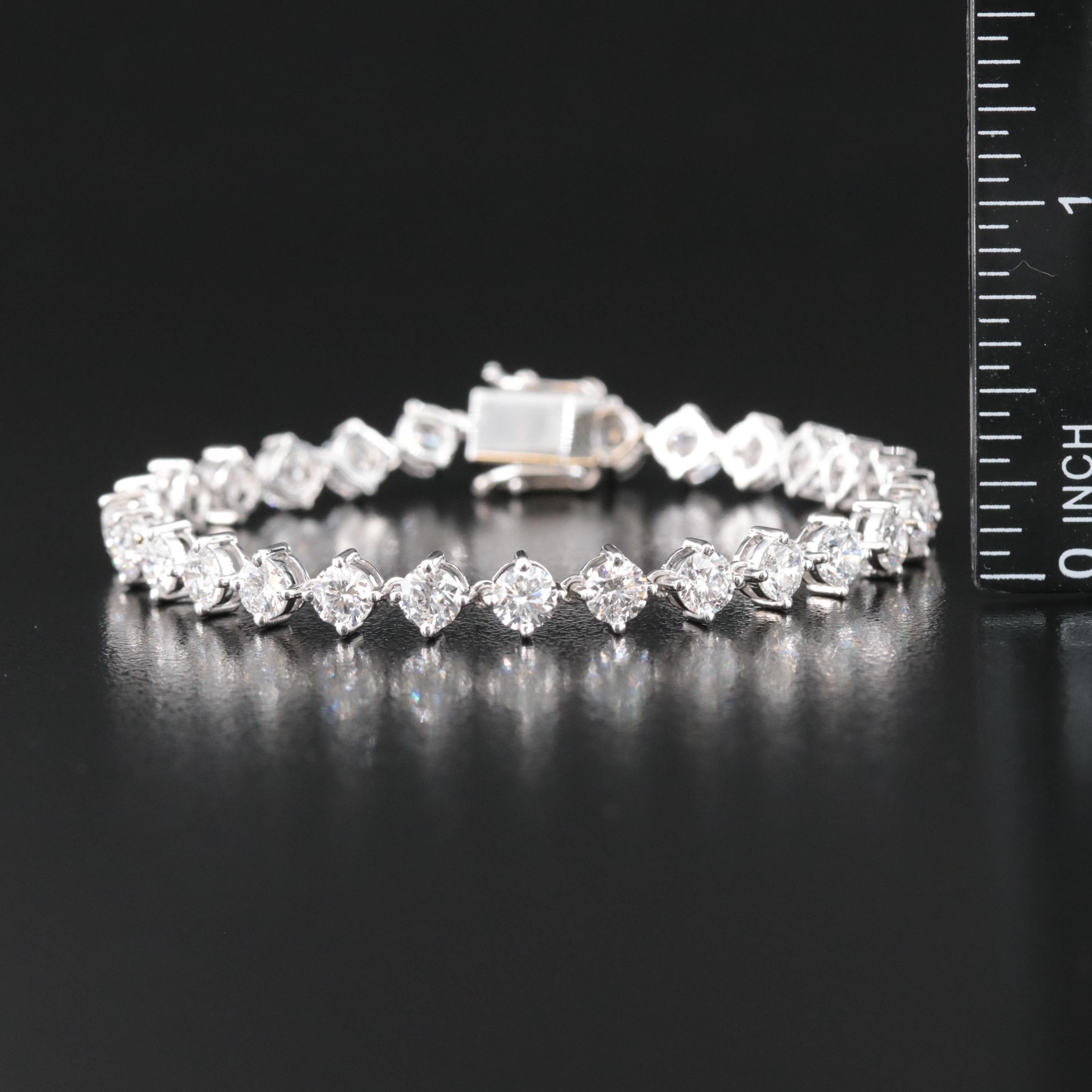 14K 10.21 CTW Lab Grown Diamond Bracelet