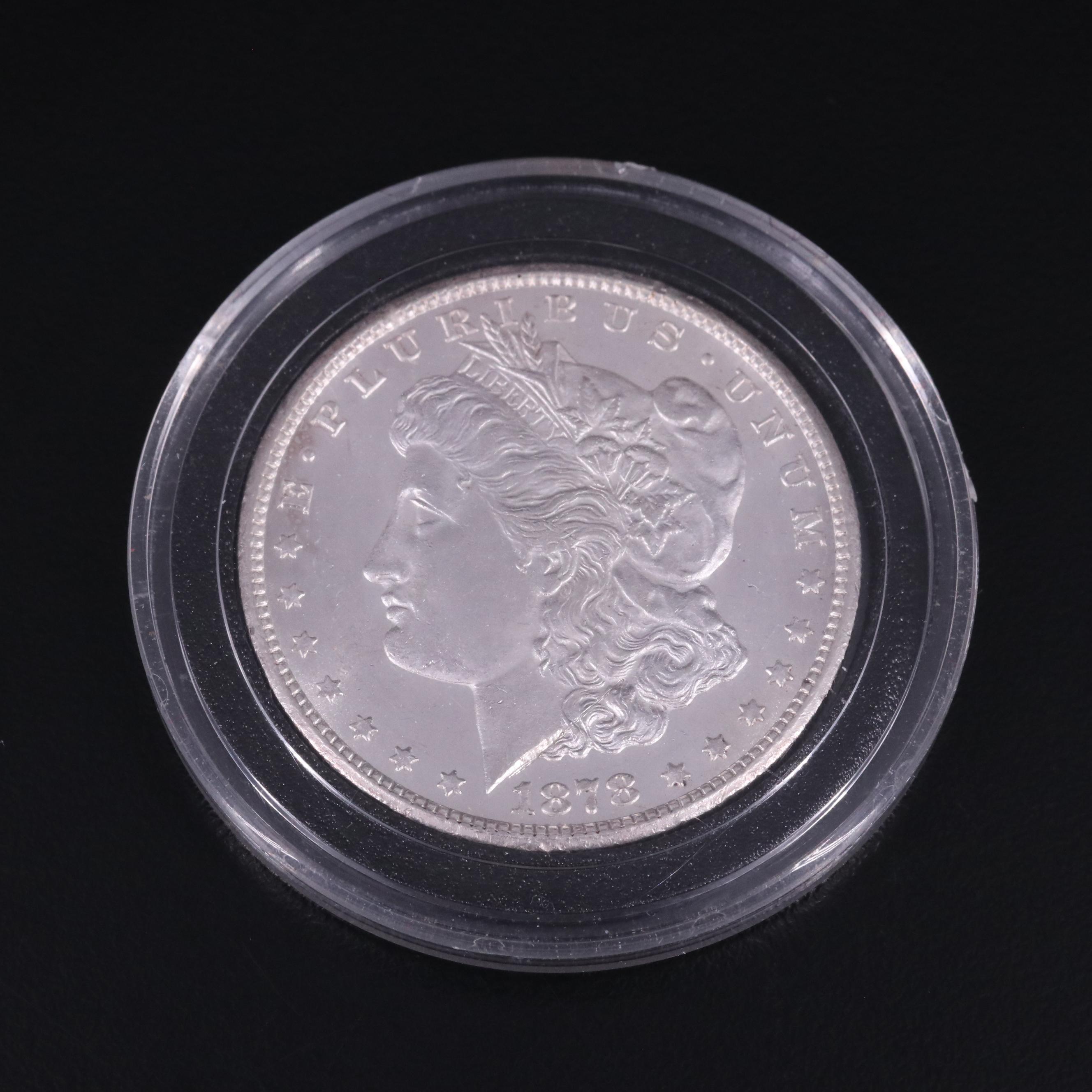 Group of Three Uncirculated Carson City Morgan Silver Dollars