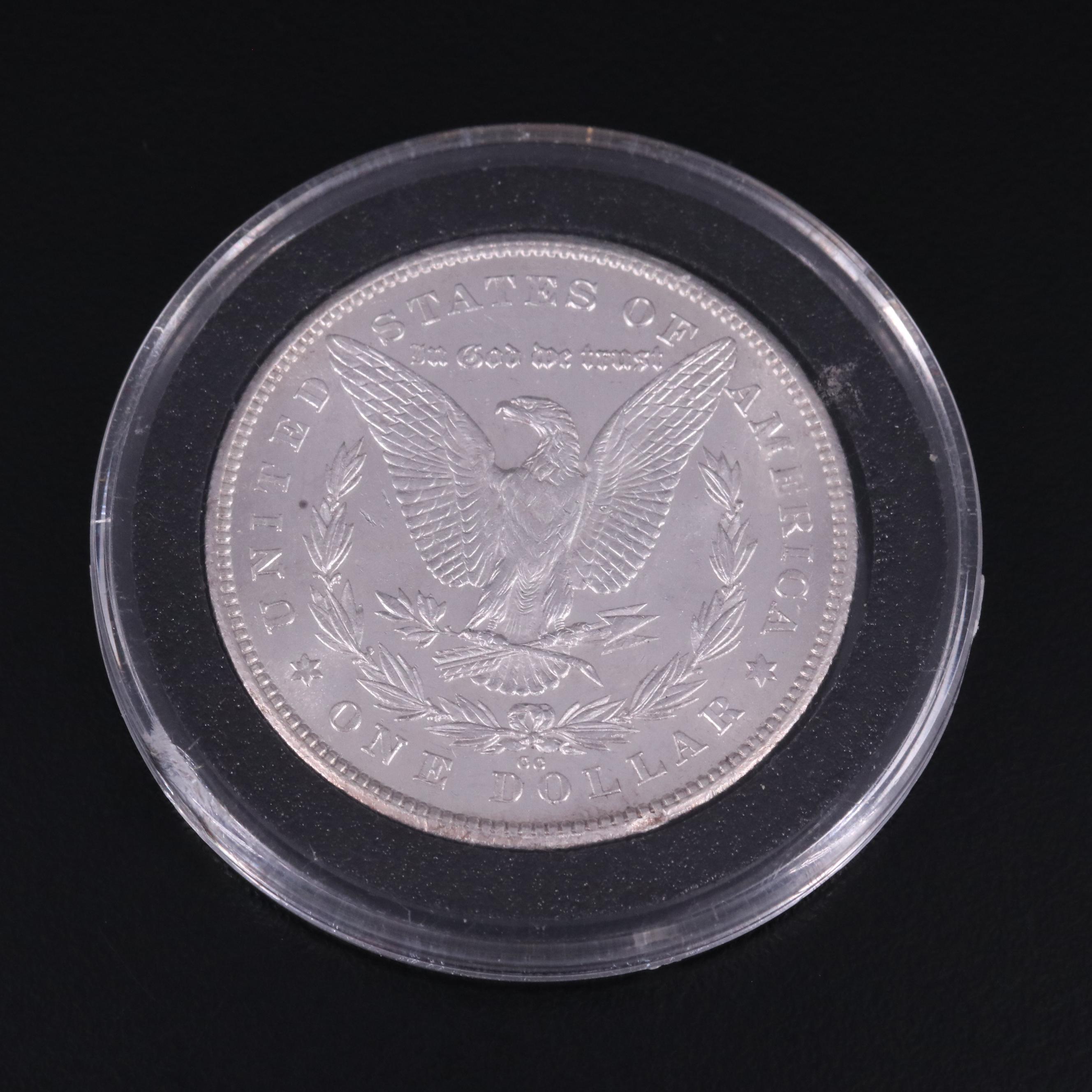 Group of Three Uncirculated Carson City Morgan Silver Dollars