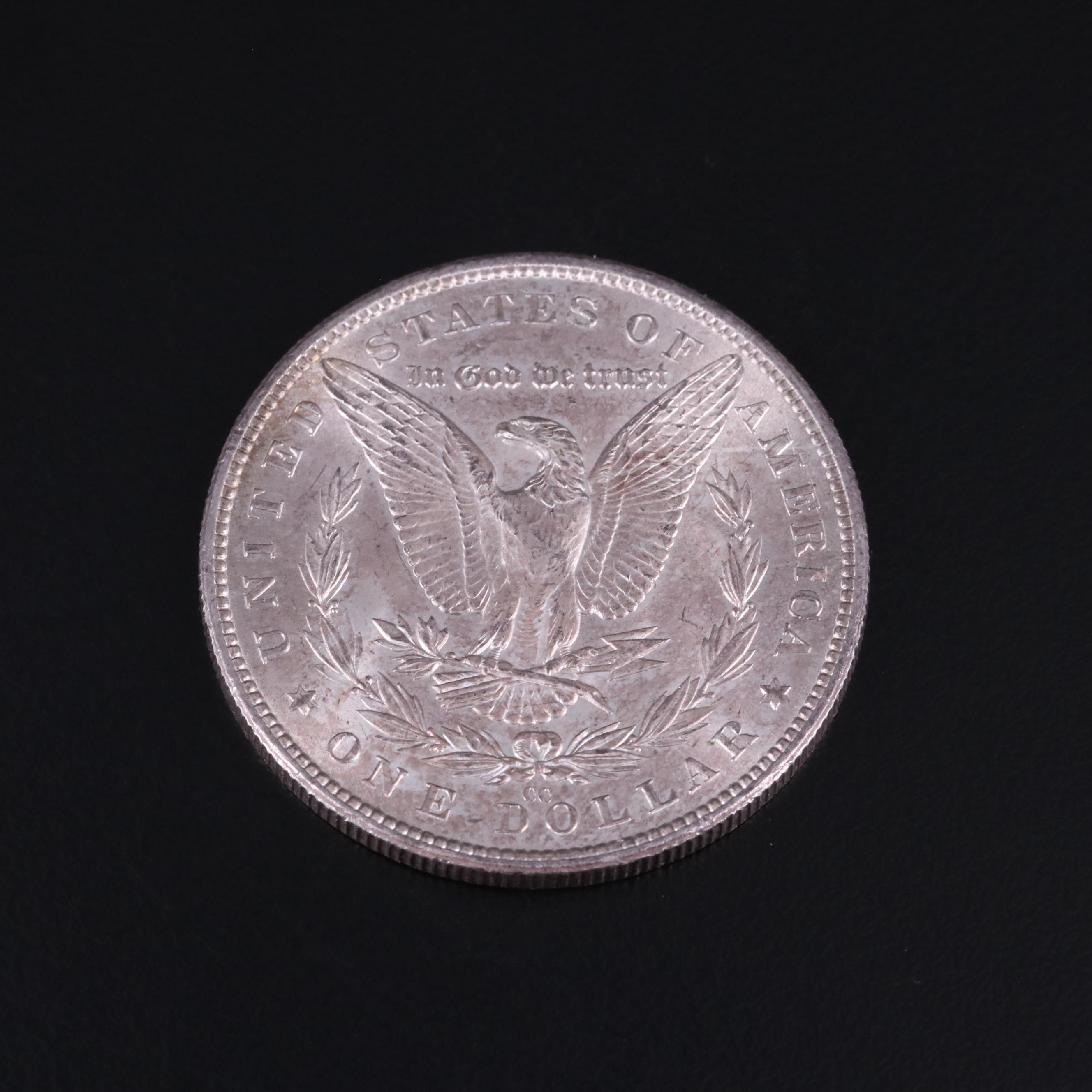 Group of Three Uncirculated Carson City Morgan Silver Dollars