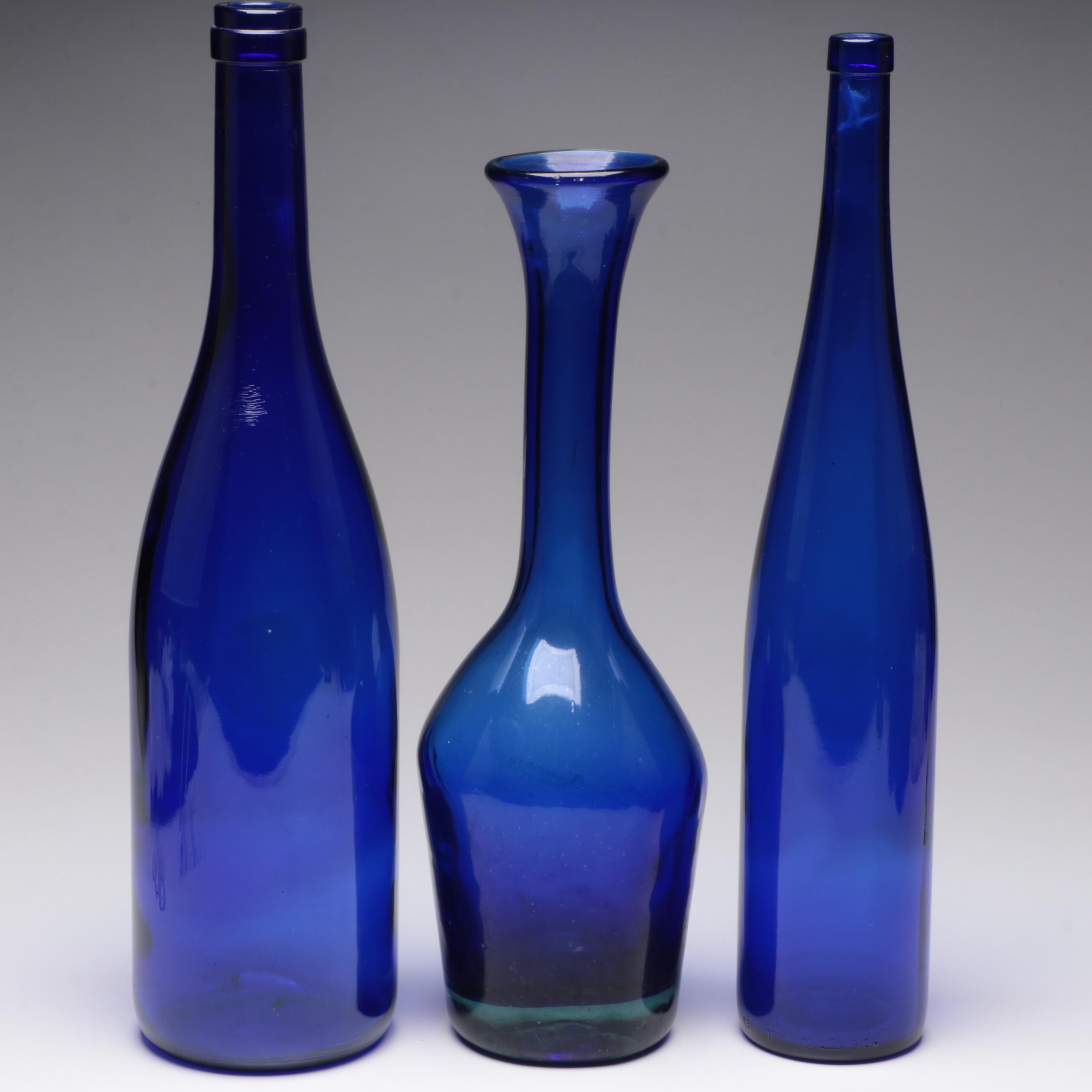 Cobalt Glass Bottle Collection