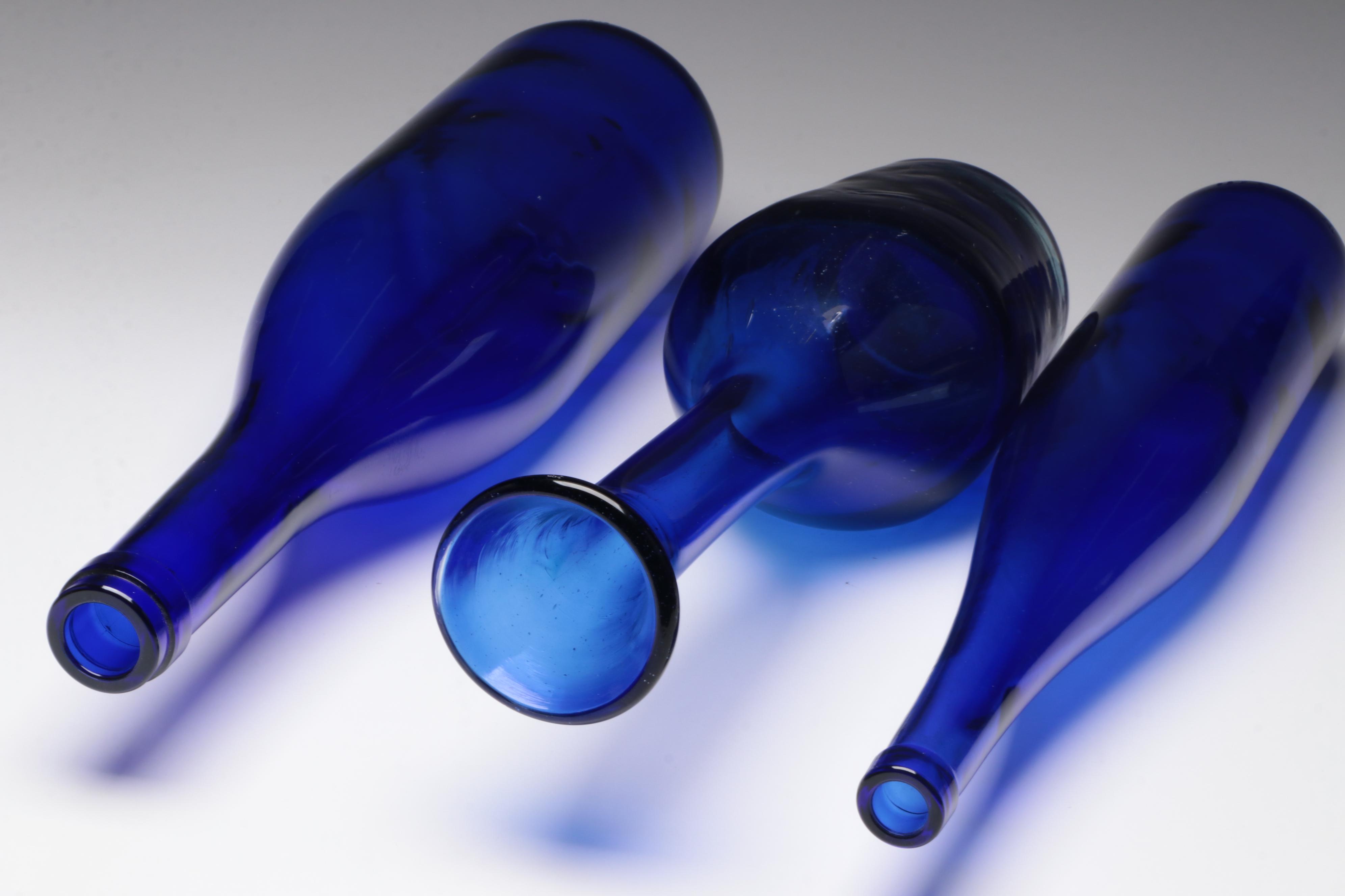 Cobalt Glass Bottle Collection