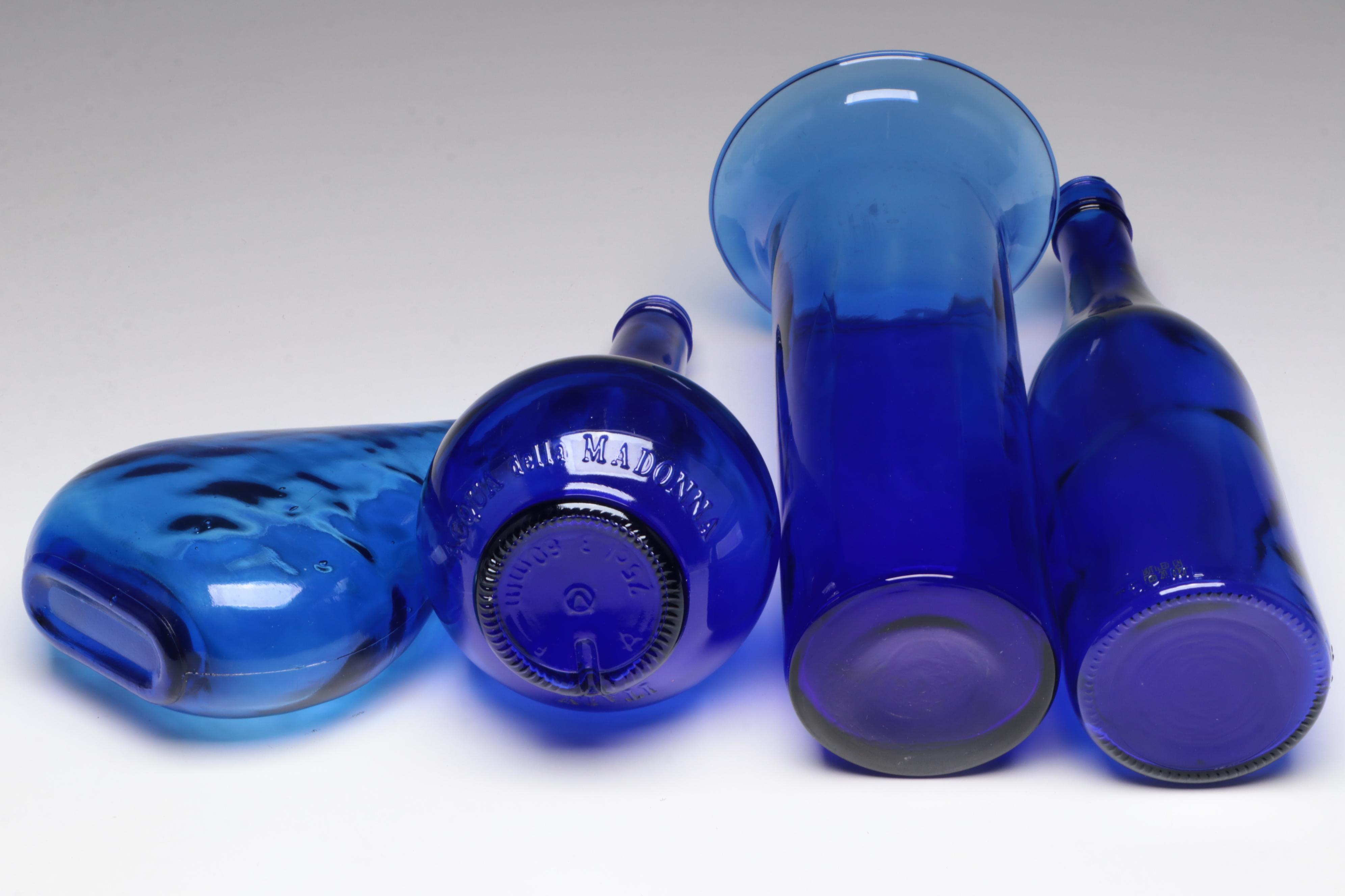 Cobalt Glass Bottle Collection