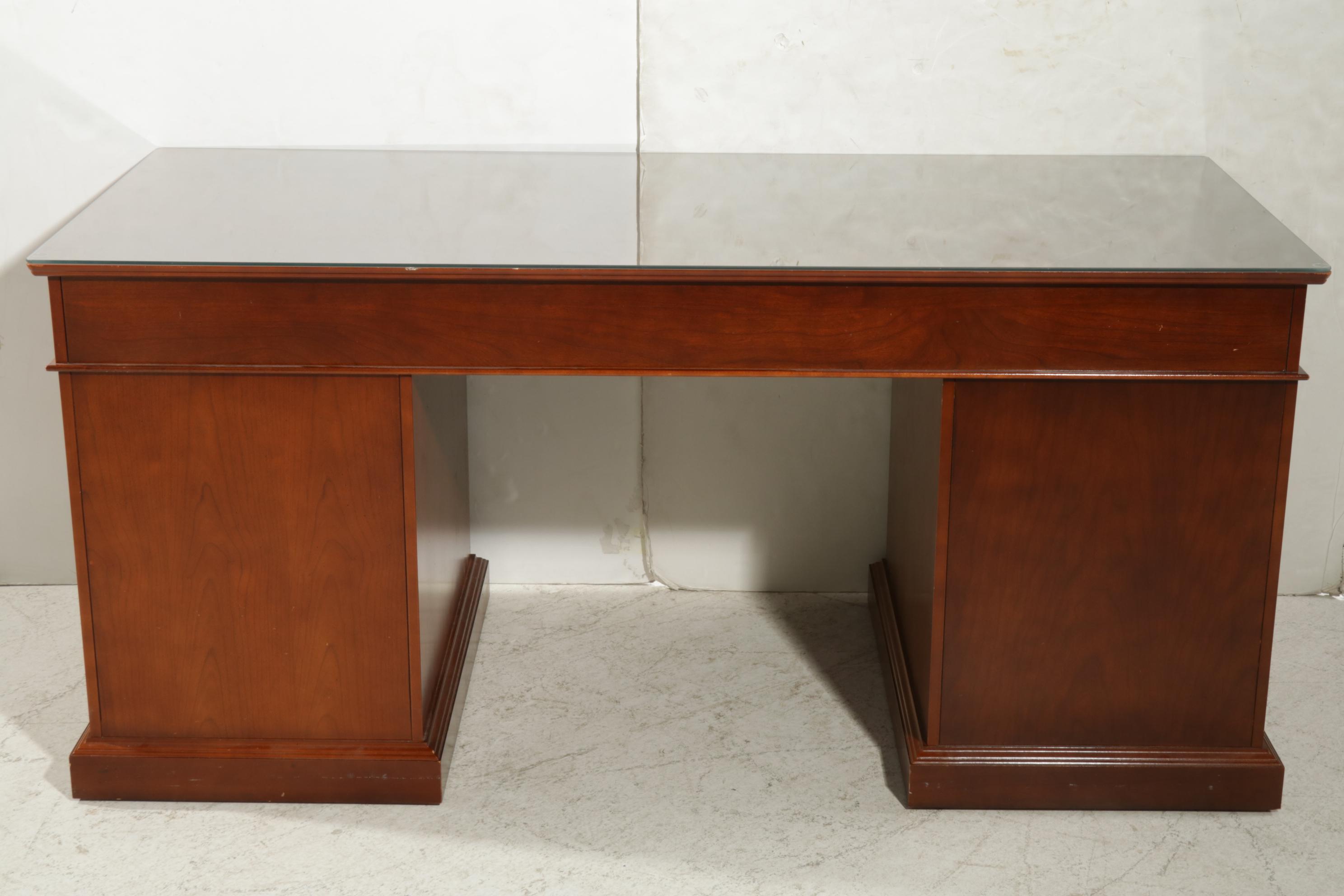 Bombay Company Three-Piece Desk, Late 20th Century