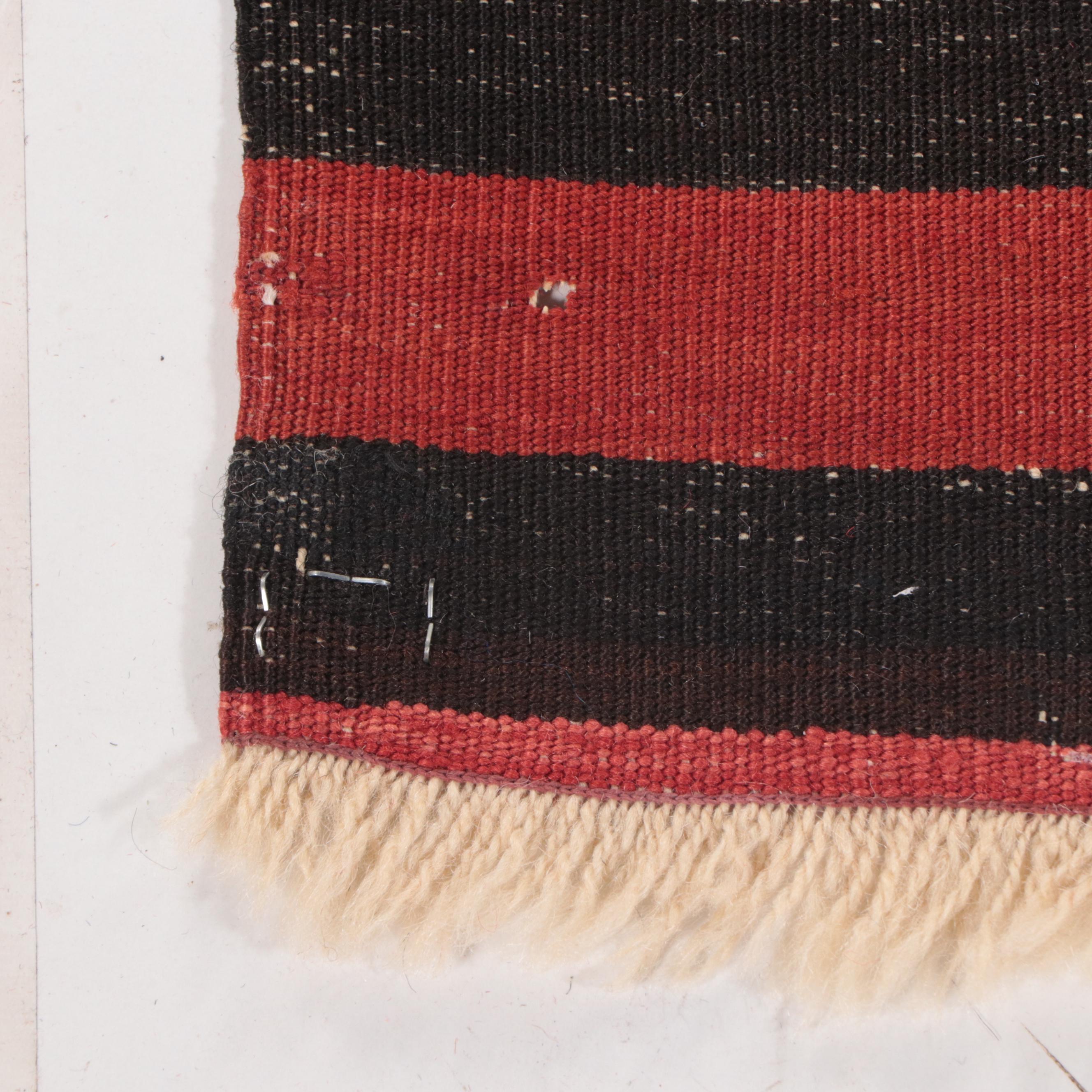 3'8 x 5'4 Handmade Turkish Mixed Technique Area Rug