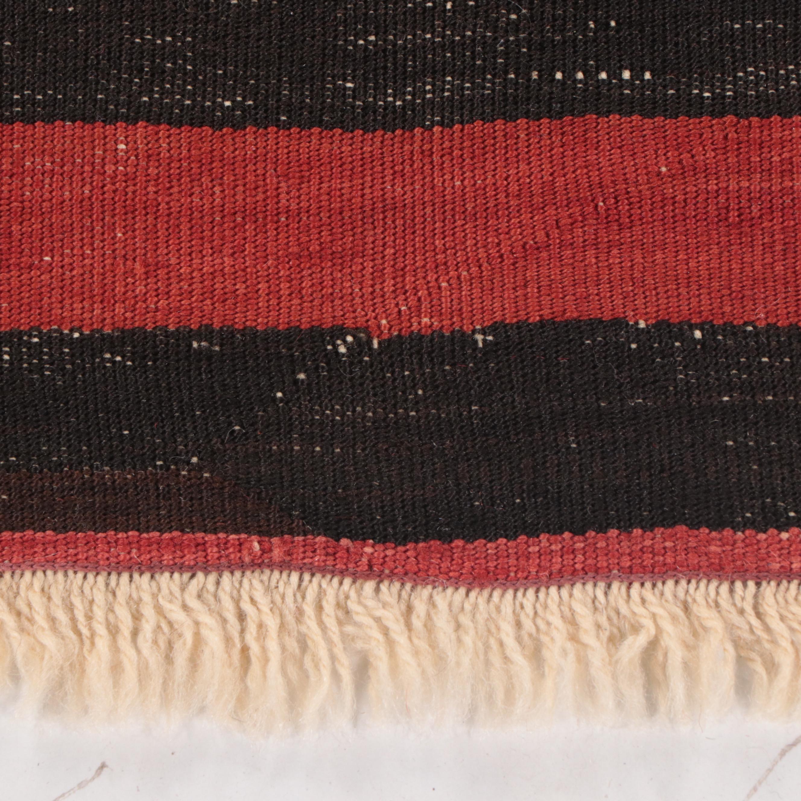 3'8 x 5'4 Handmade Turkish Mixed Technique Area Rug