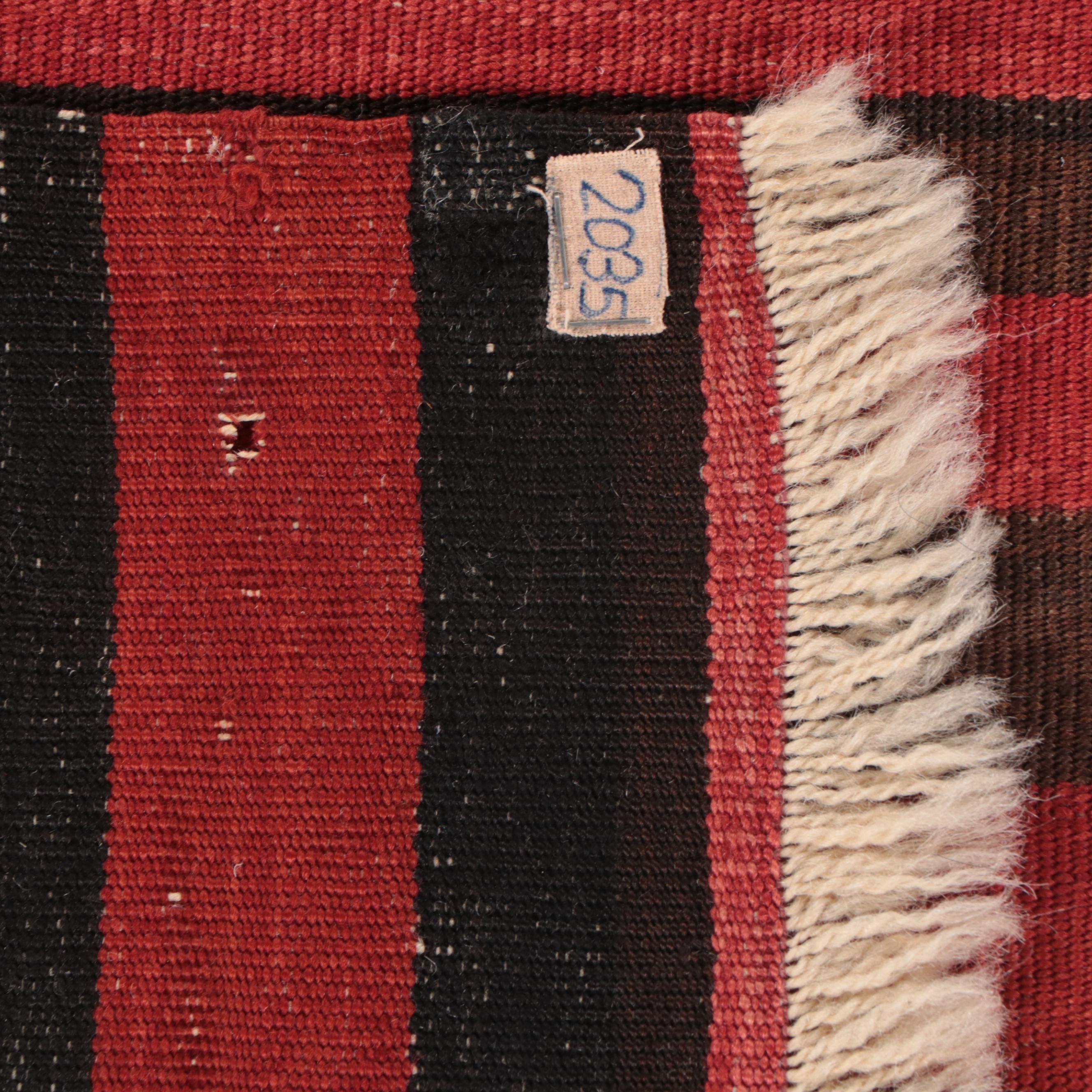 3'8 x 5'4 Handmade Turkish Mixed Technique Area Rug