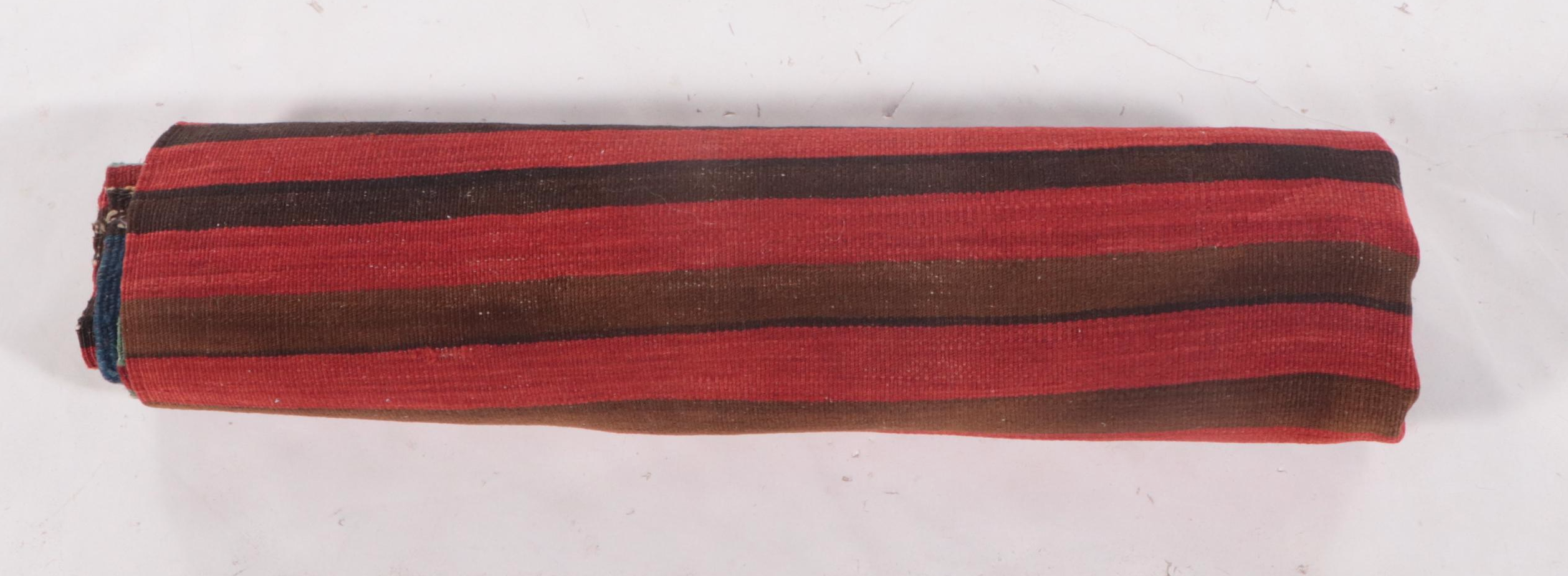 3'8 x 5'4 Handmade Turkish Mixed Technique Area Rug