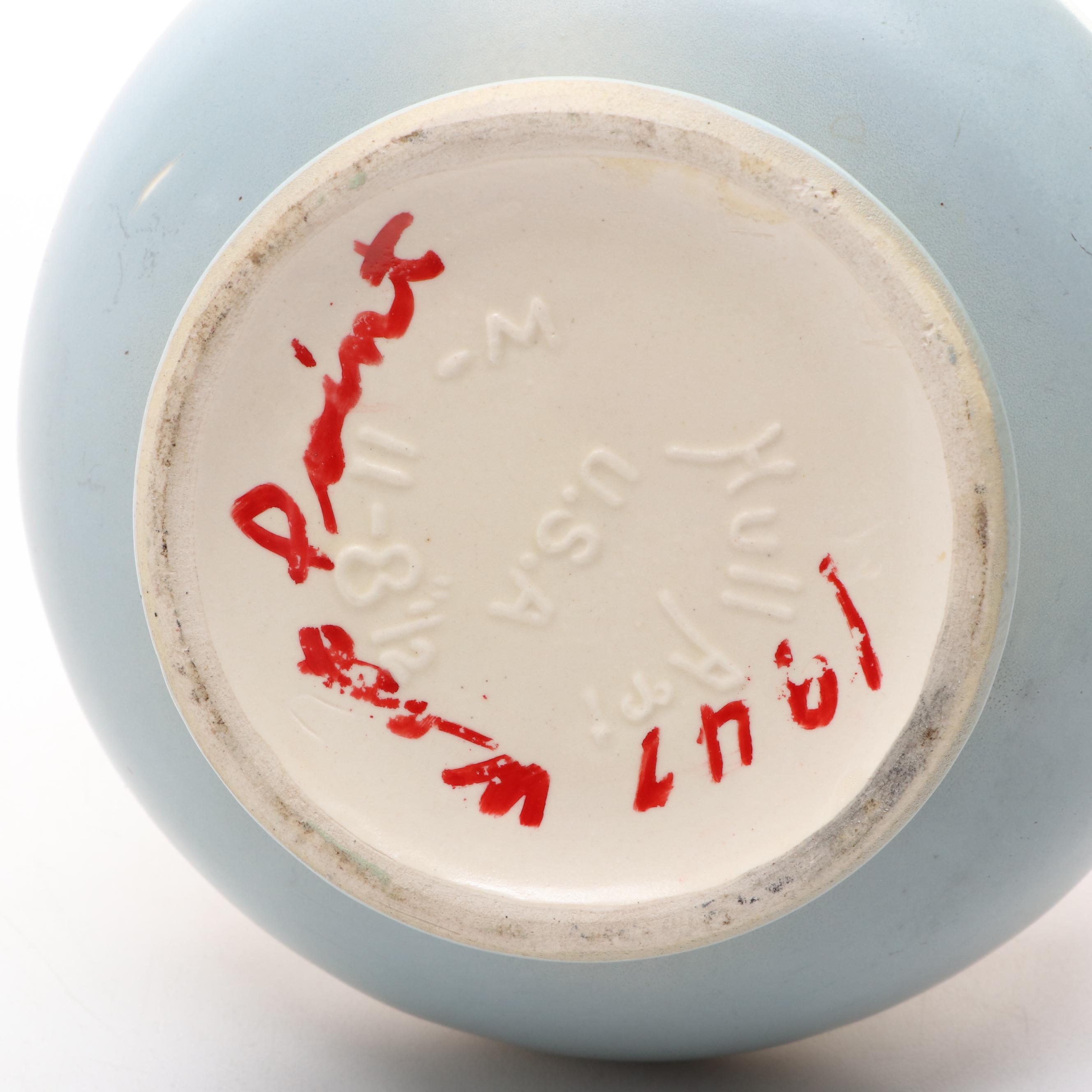 Hull Pottery "Open Rose," "Magnolia," and Other Vases with "Wildflower" Pitcher