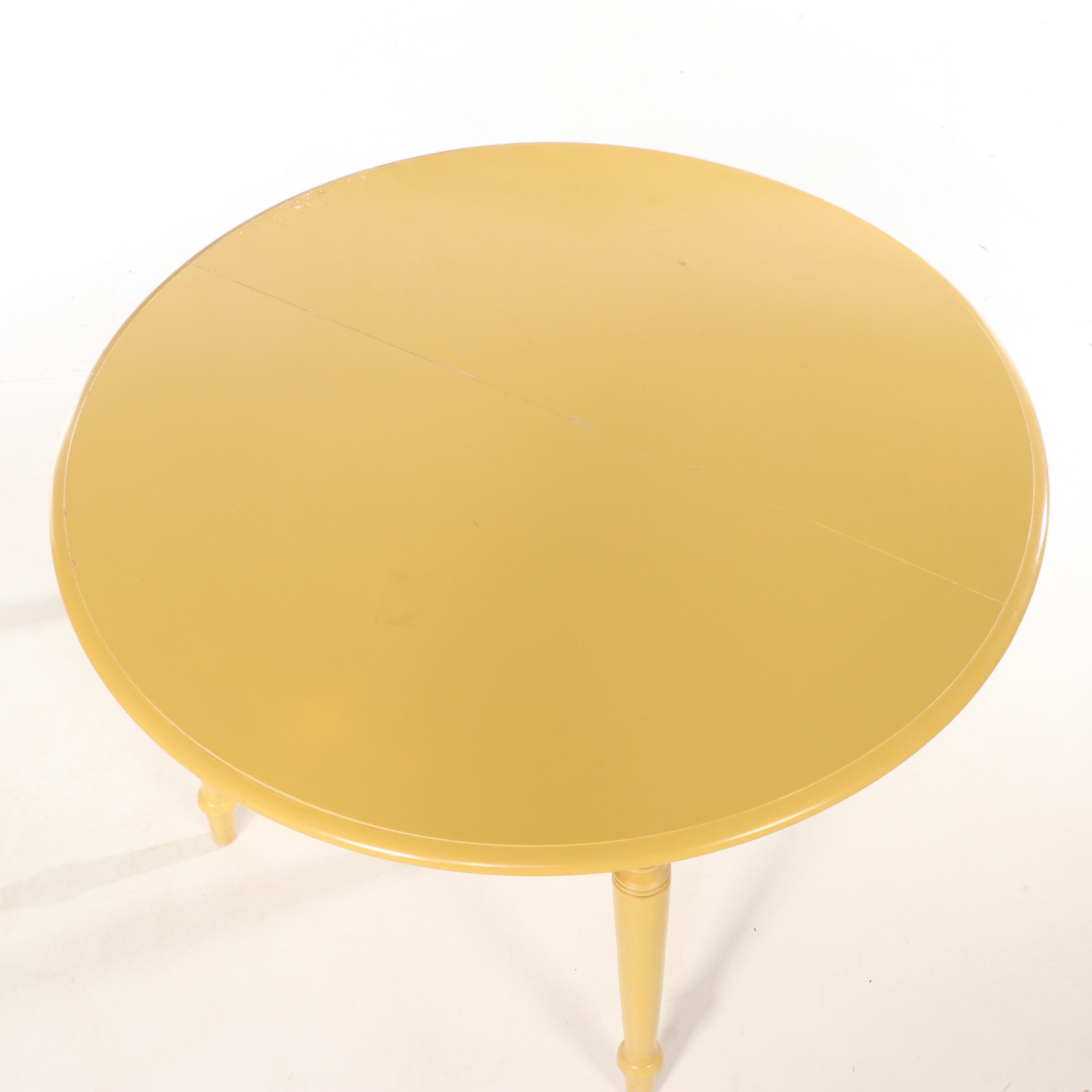 Pennsylvania House Ocher Painted Colonial Style Dining Set | EBTH