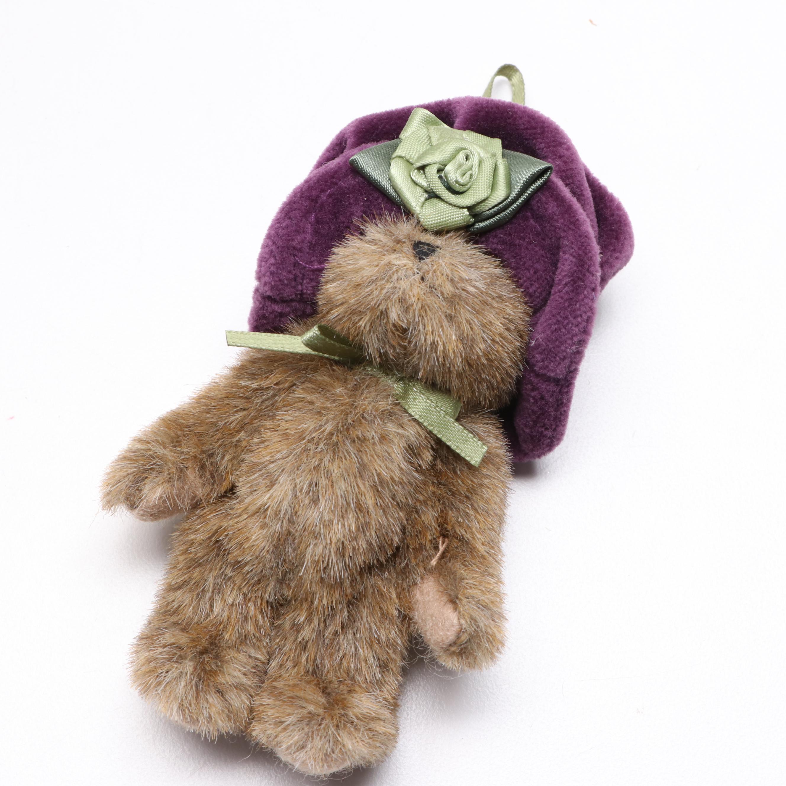 Peacock and Purple Themed Glass Ornaments with Other Christmas Decorations