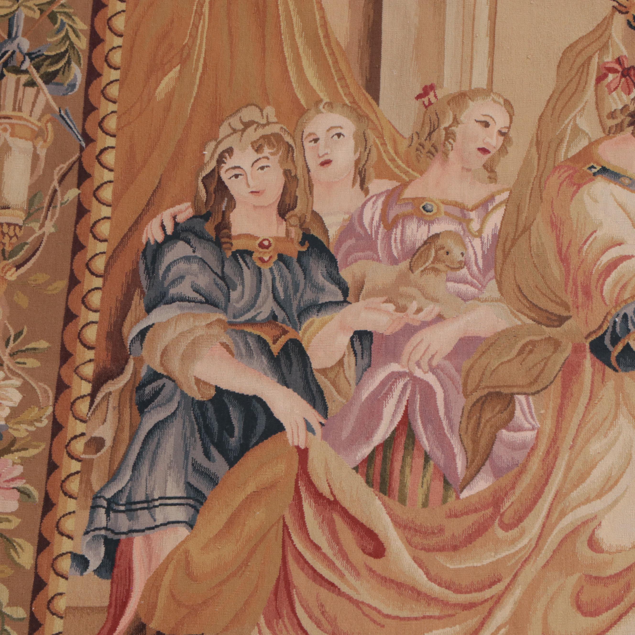 Handmade Woven Jacquard Tapestry After "Soliman"