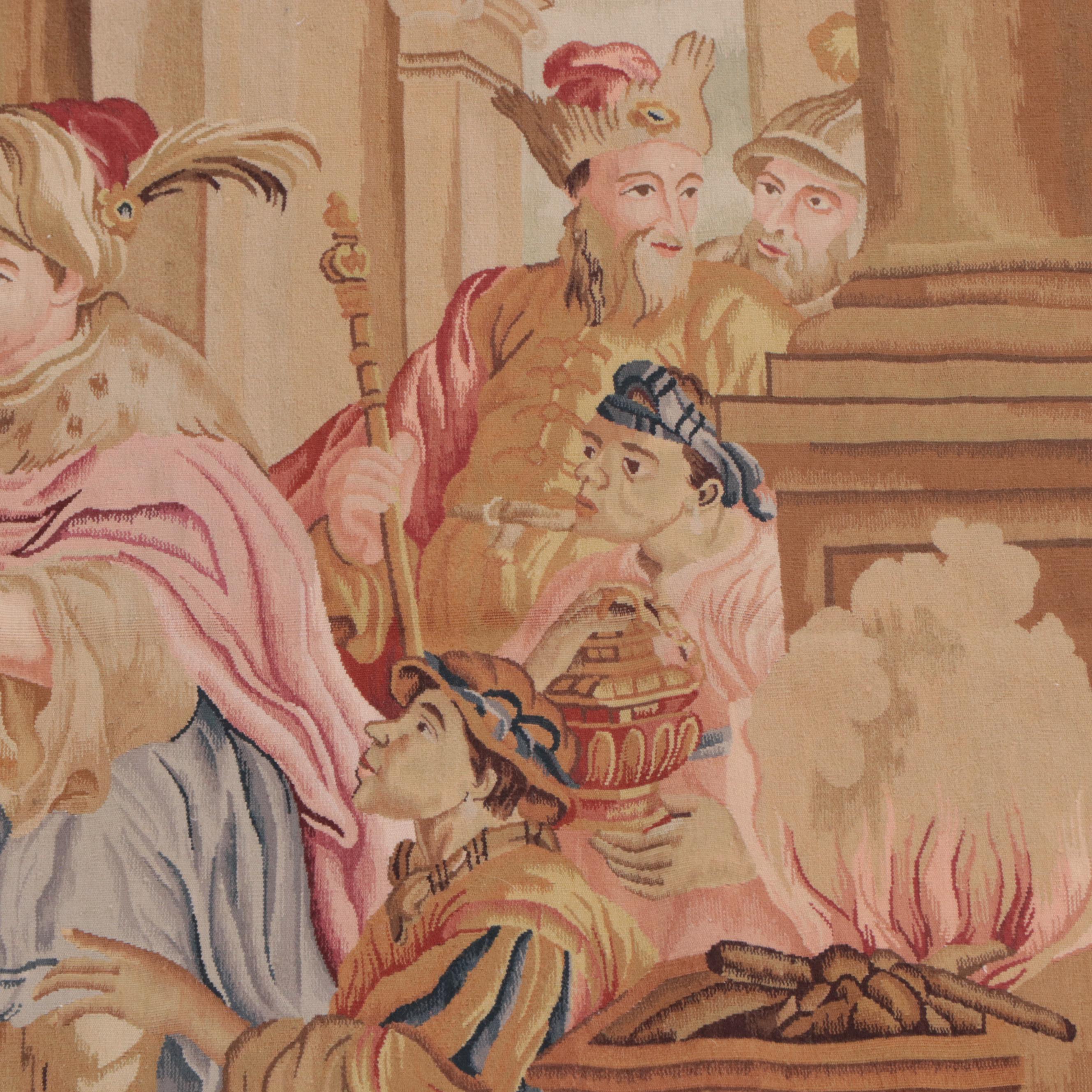 Handmade Woven Jacquard Tapestry After "Soliman"