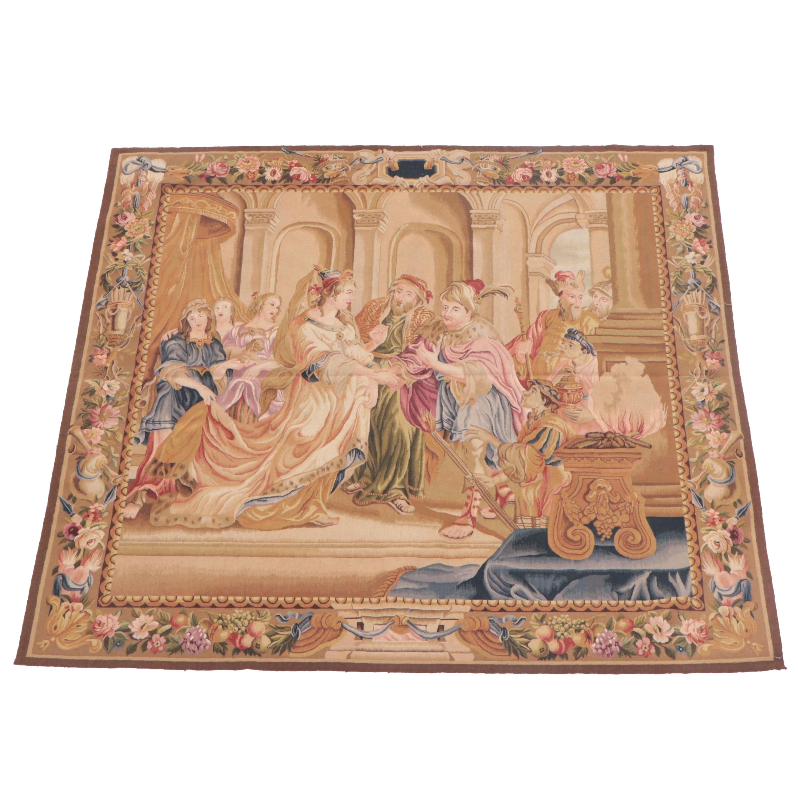 Handmade Woven Jacquard Tapestry After "Soliman"