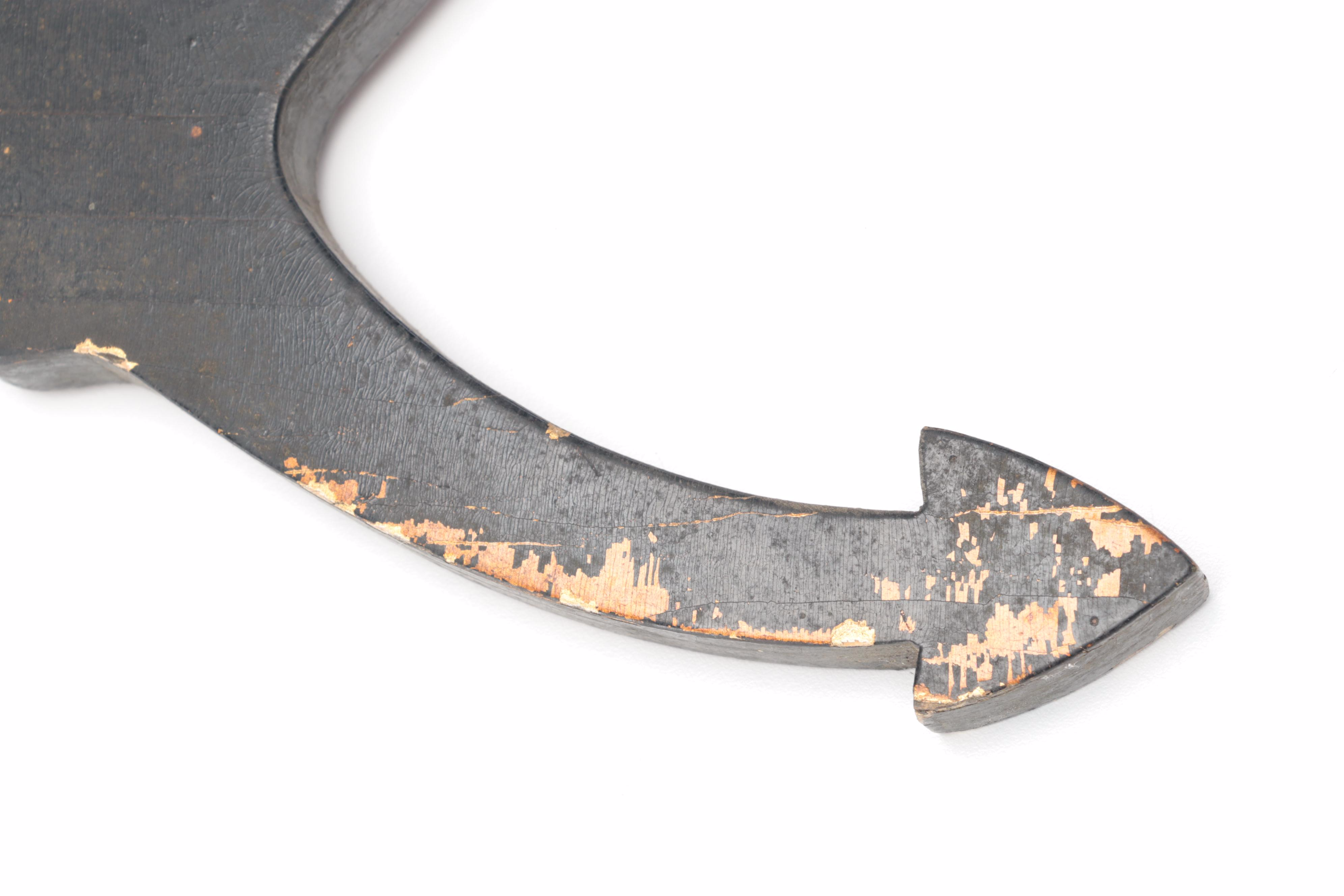 Paint-Decorated Wood United States Coast Guard Emblem Wall Plaque