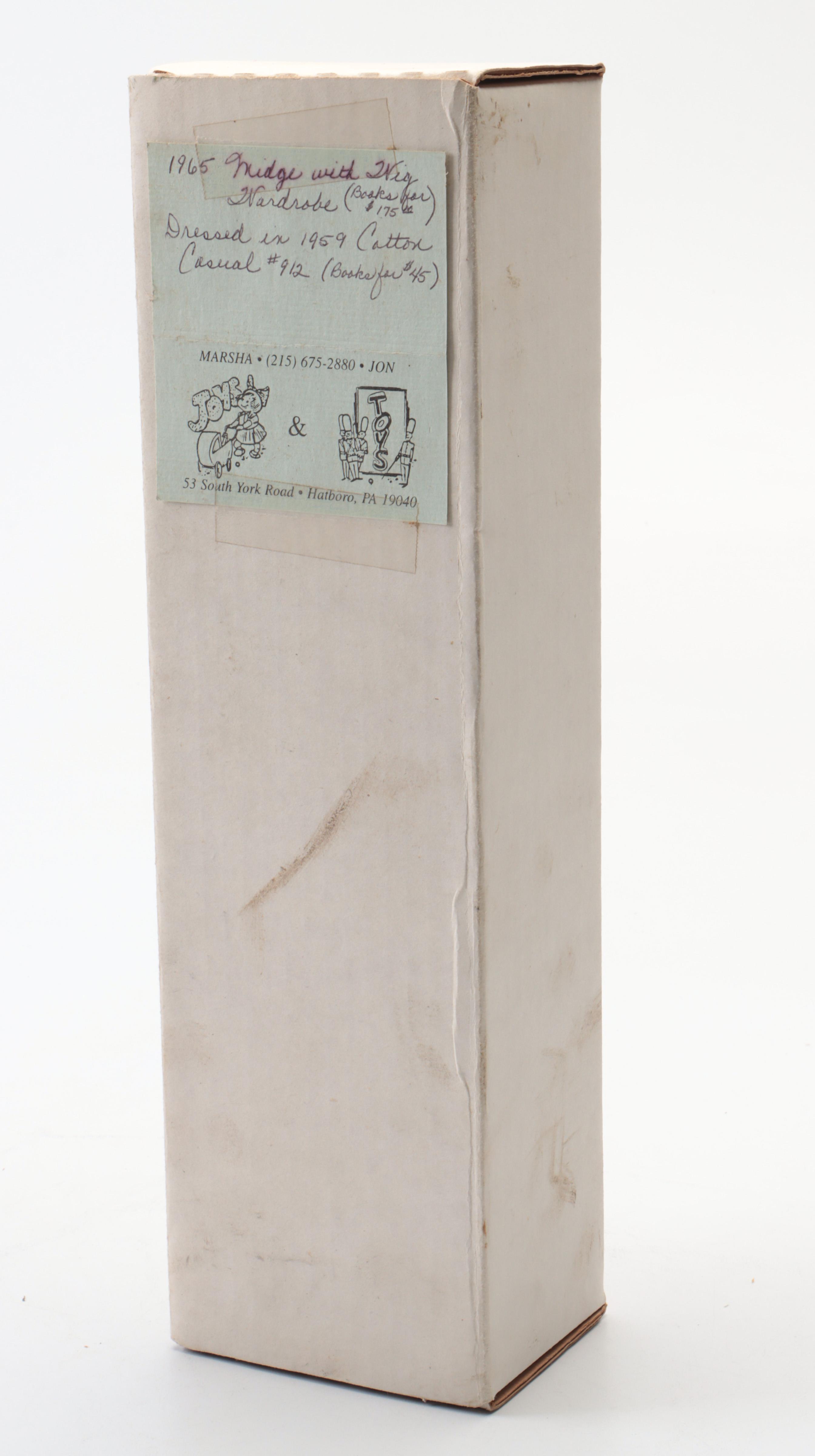 Mattel Wig Wardrobe Midge with Wigs and Stand