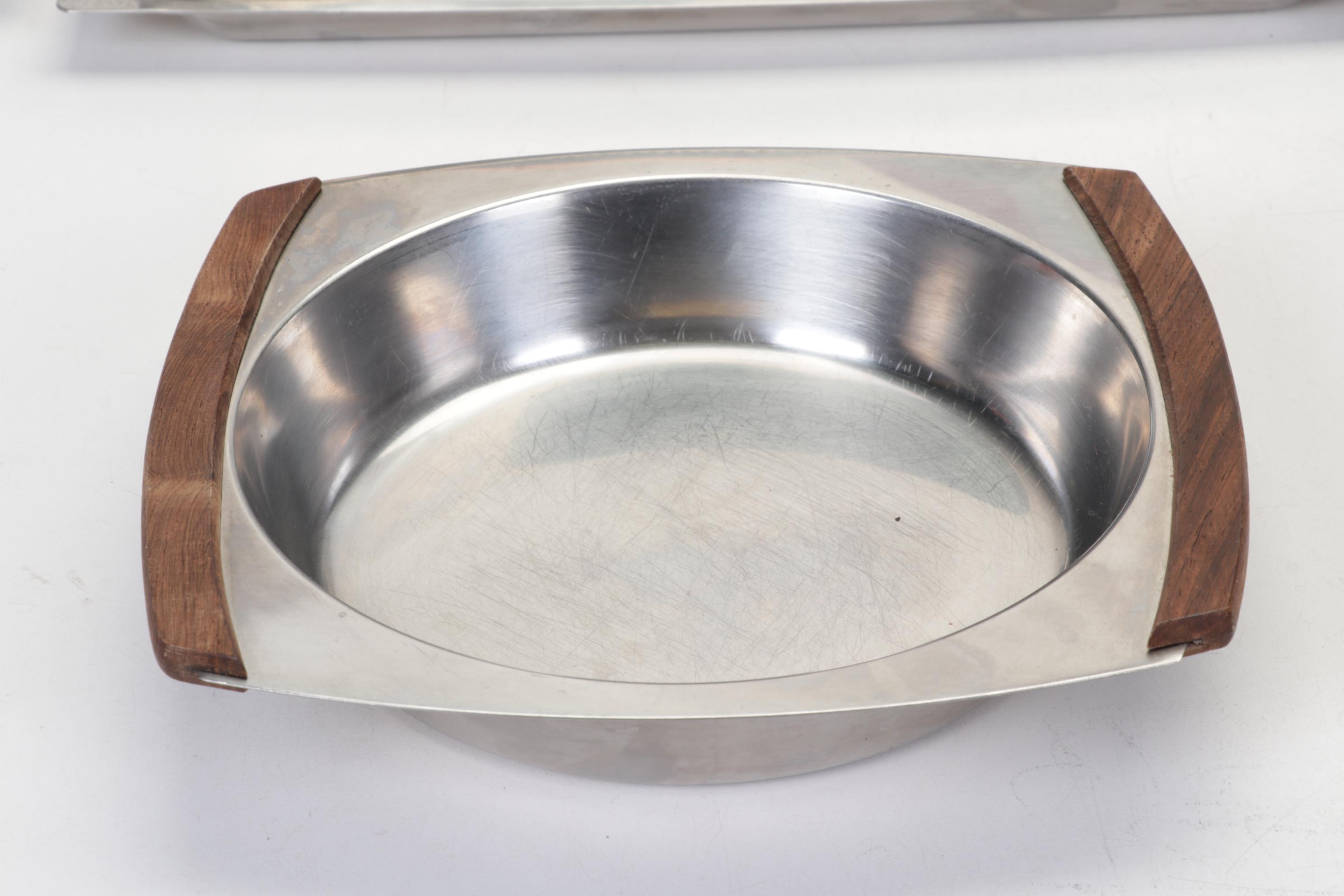 Higgins Green Sunburst Tray With Collection of Serveware and Tableware