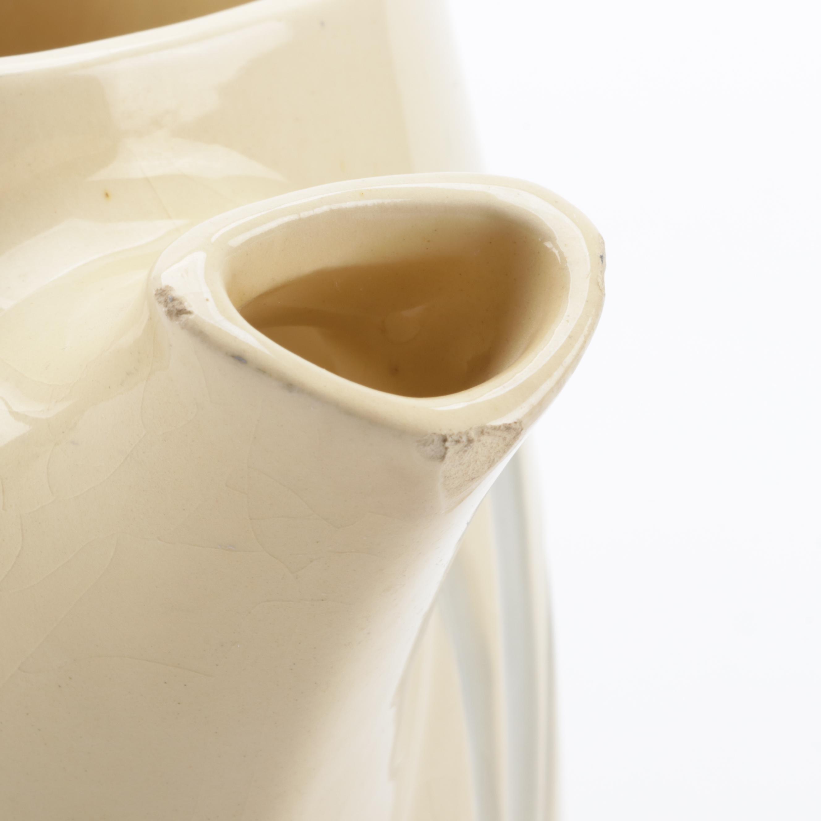 Weller Pottery and Roseville Pottery Glazed Ceramic Pitchers