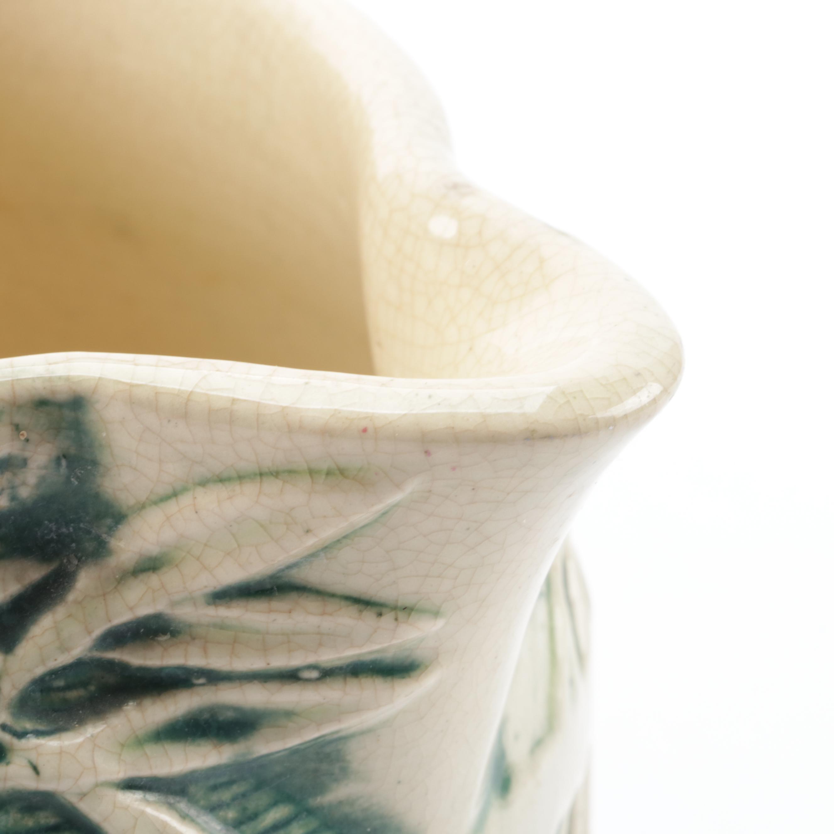 Weller Pottery and Roseville Pottery Glazed Ceramic Pitchers