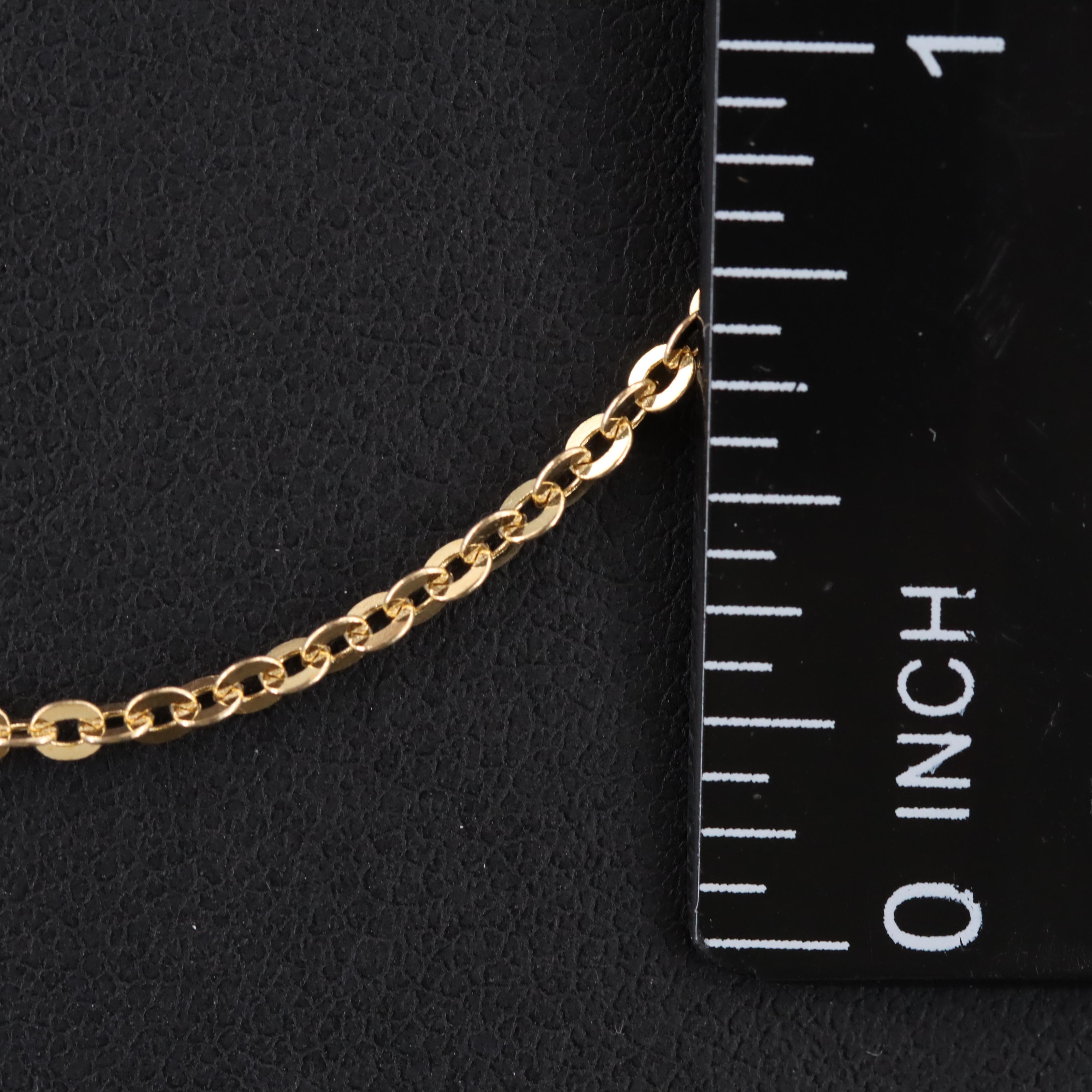 Italian 14K Cable Chain Necklace
