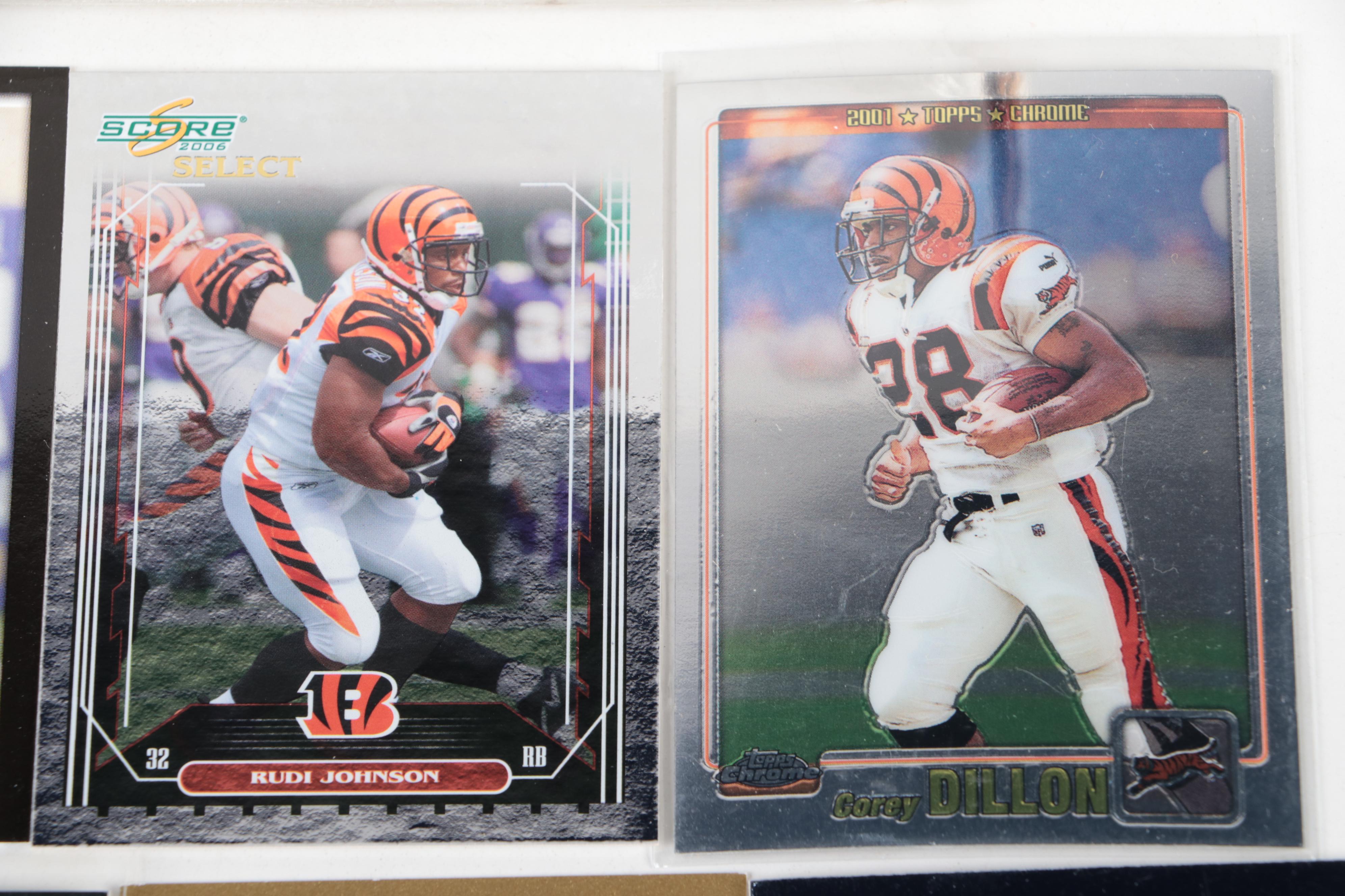 Cincinnati Bengals Football Card Collection Featuring Joe Burrow and More