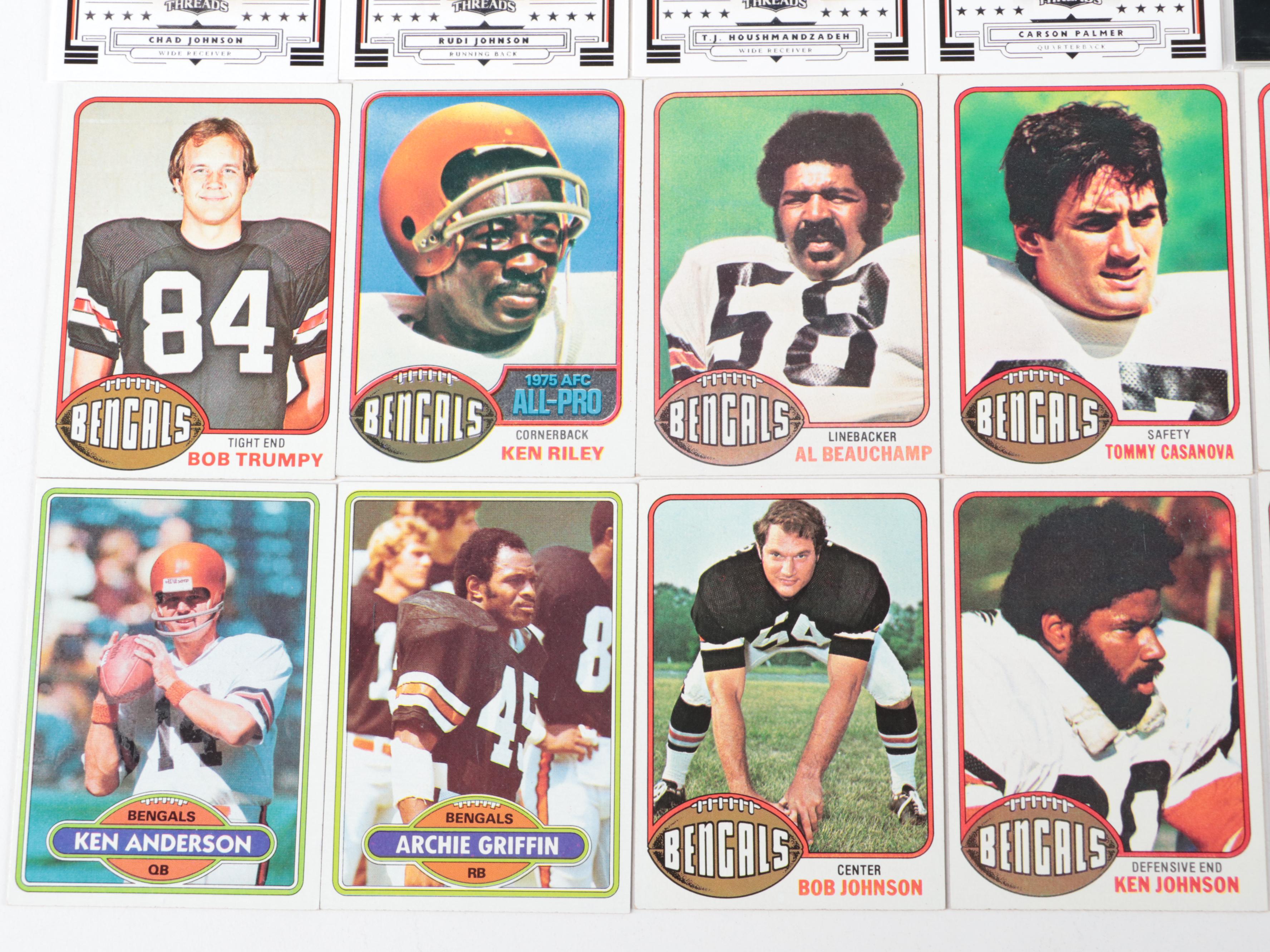 Cincinnati Bengals Football Card Collection Featuring Joe Burrow and More