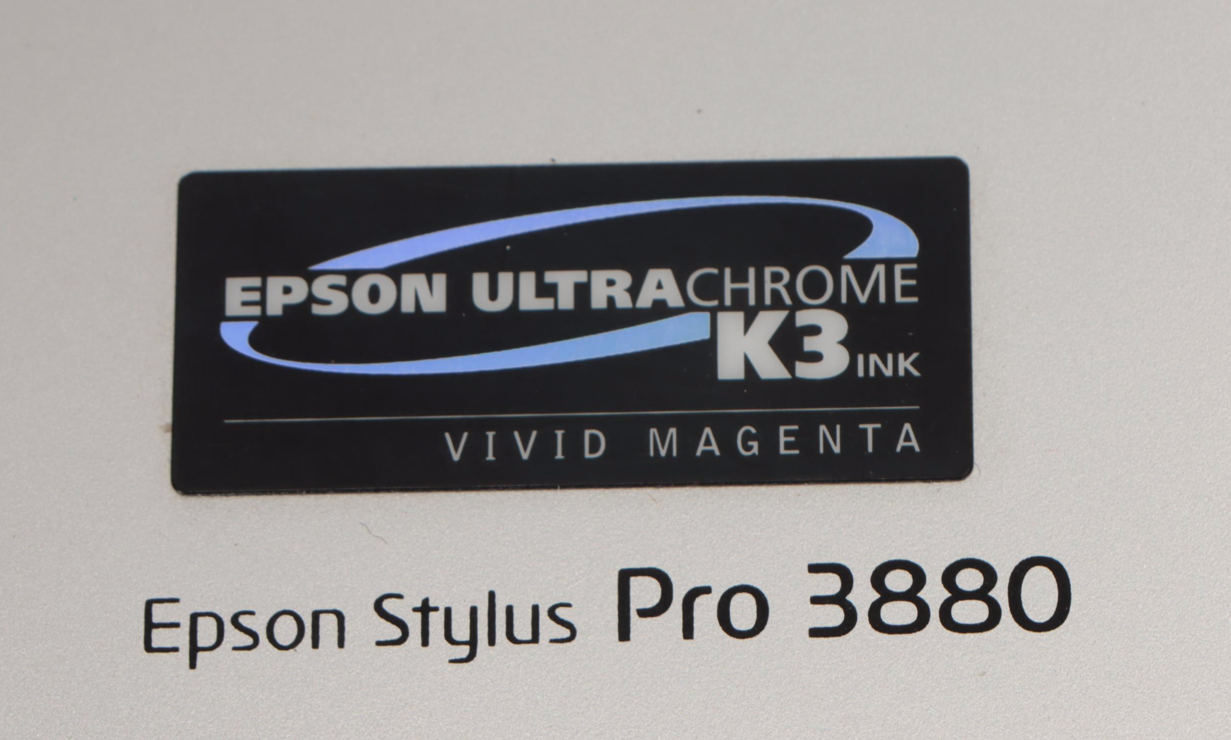 Epson Stylus Pro 3880 Printer with Dust Cover, HP Ink, and More