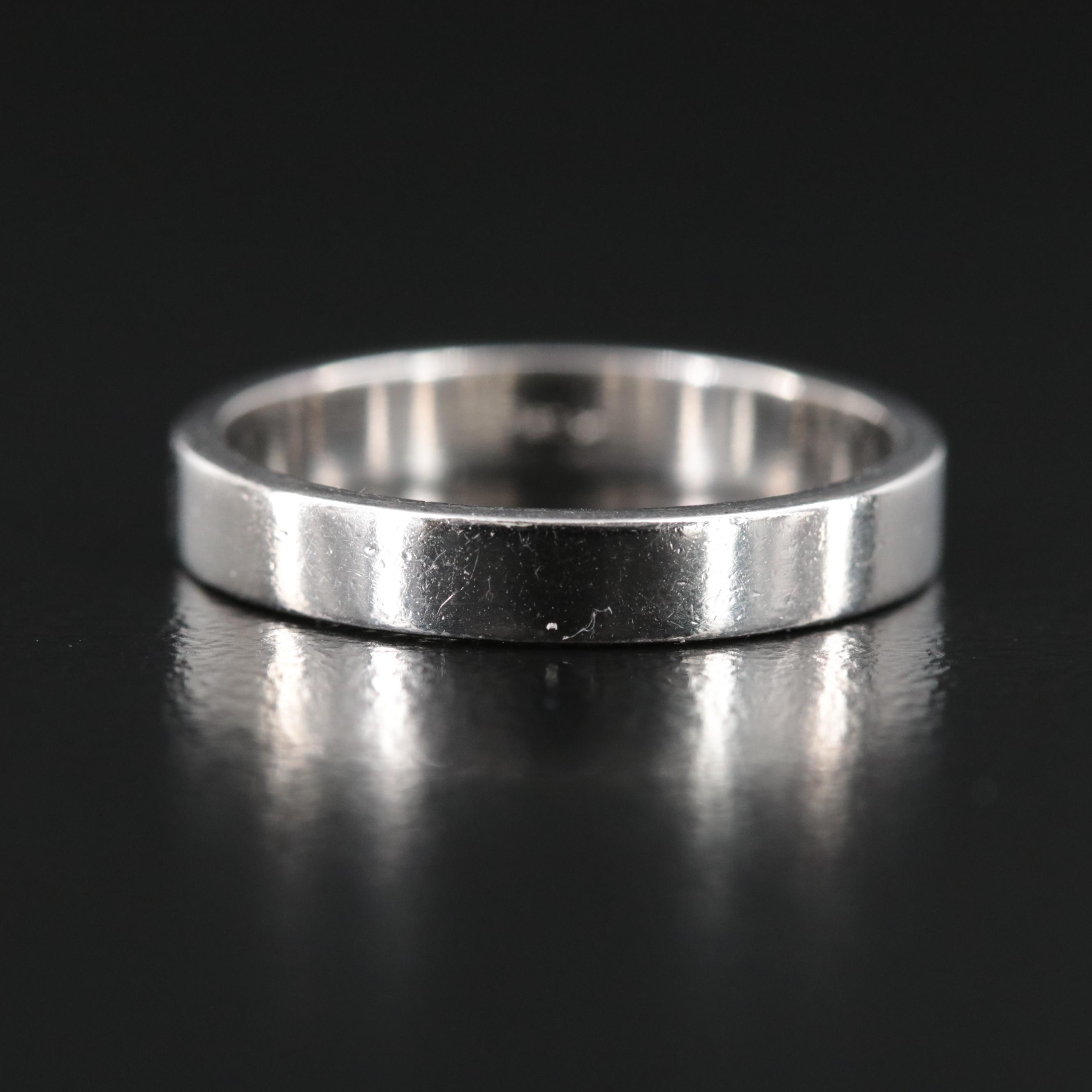 Platinum Square Edge Band