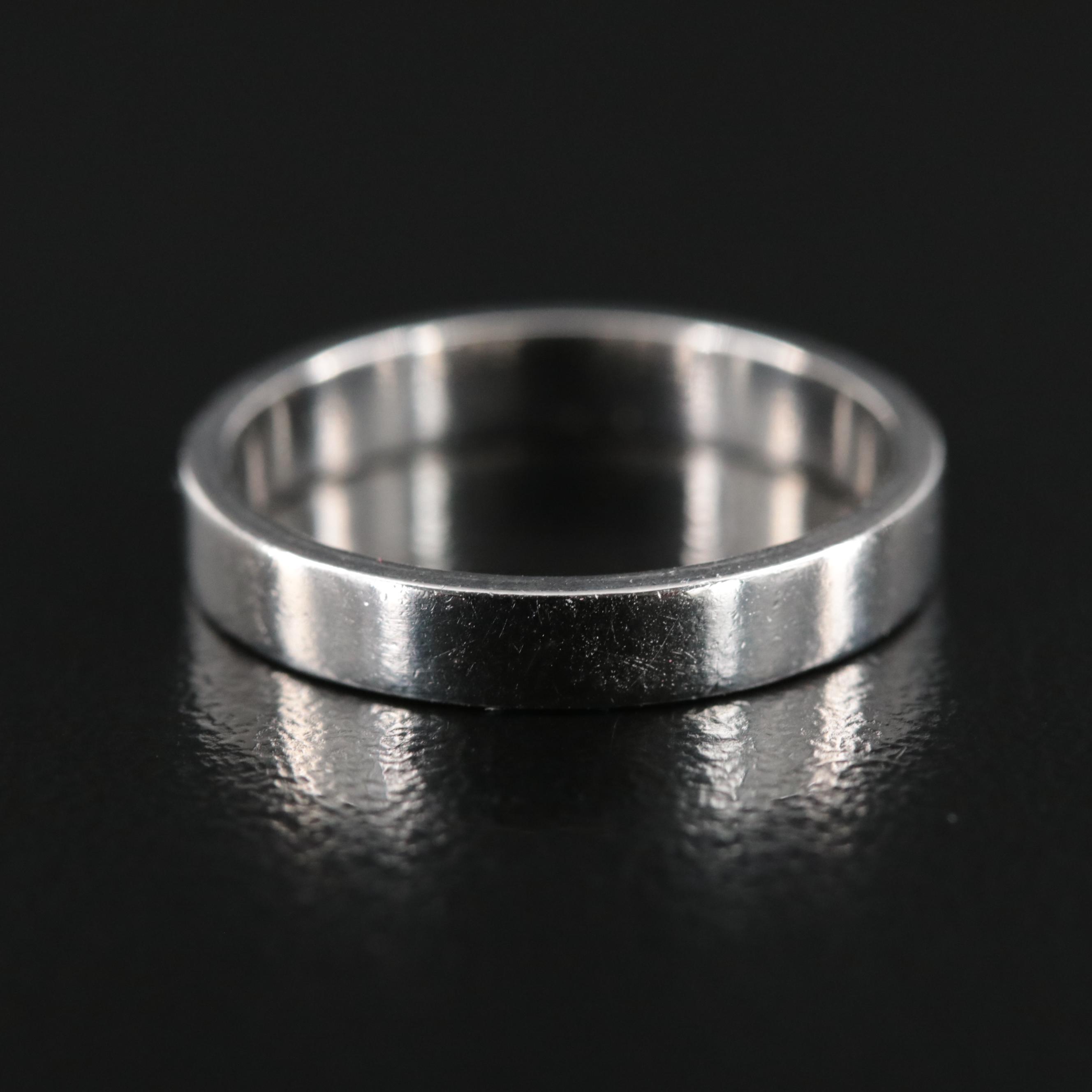 Platinum Square Edge Band