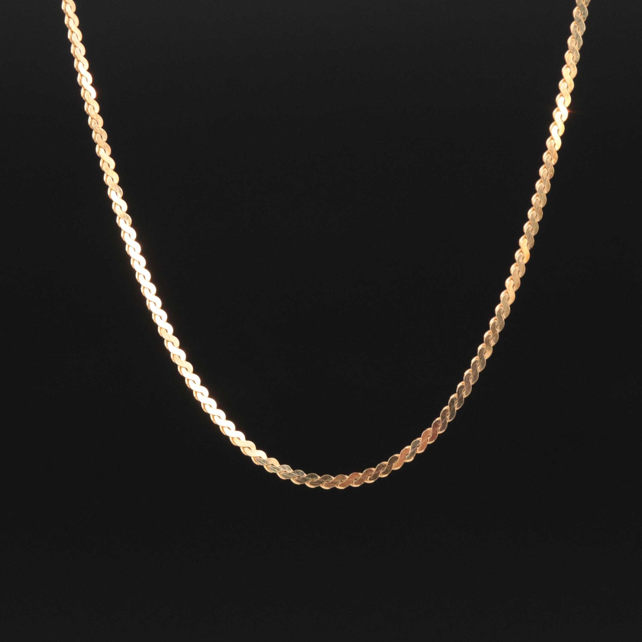 Italian 14K Chain Necklace