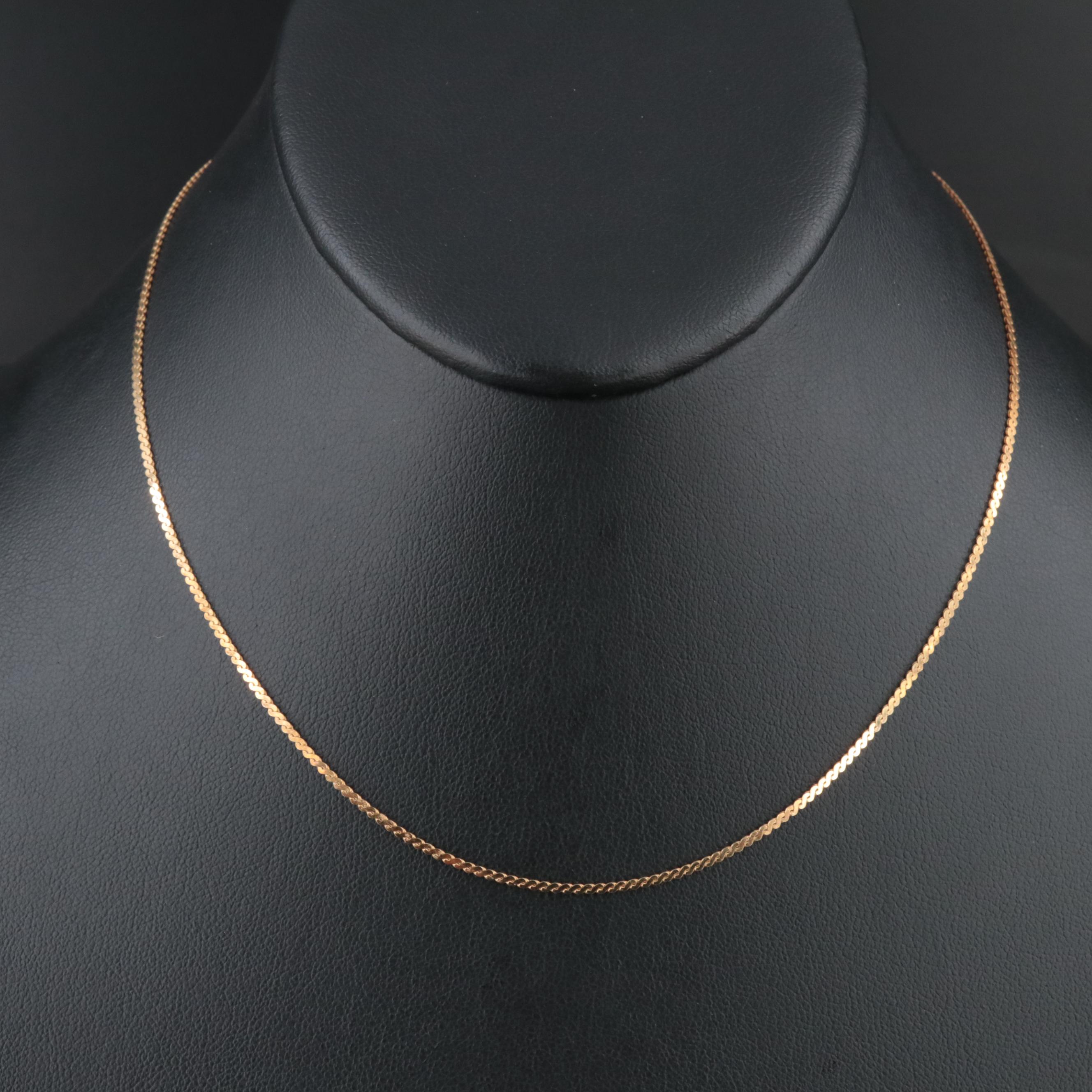 Italian 14K Chain Necklace