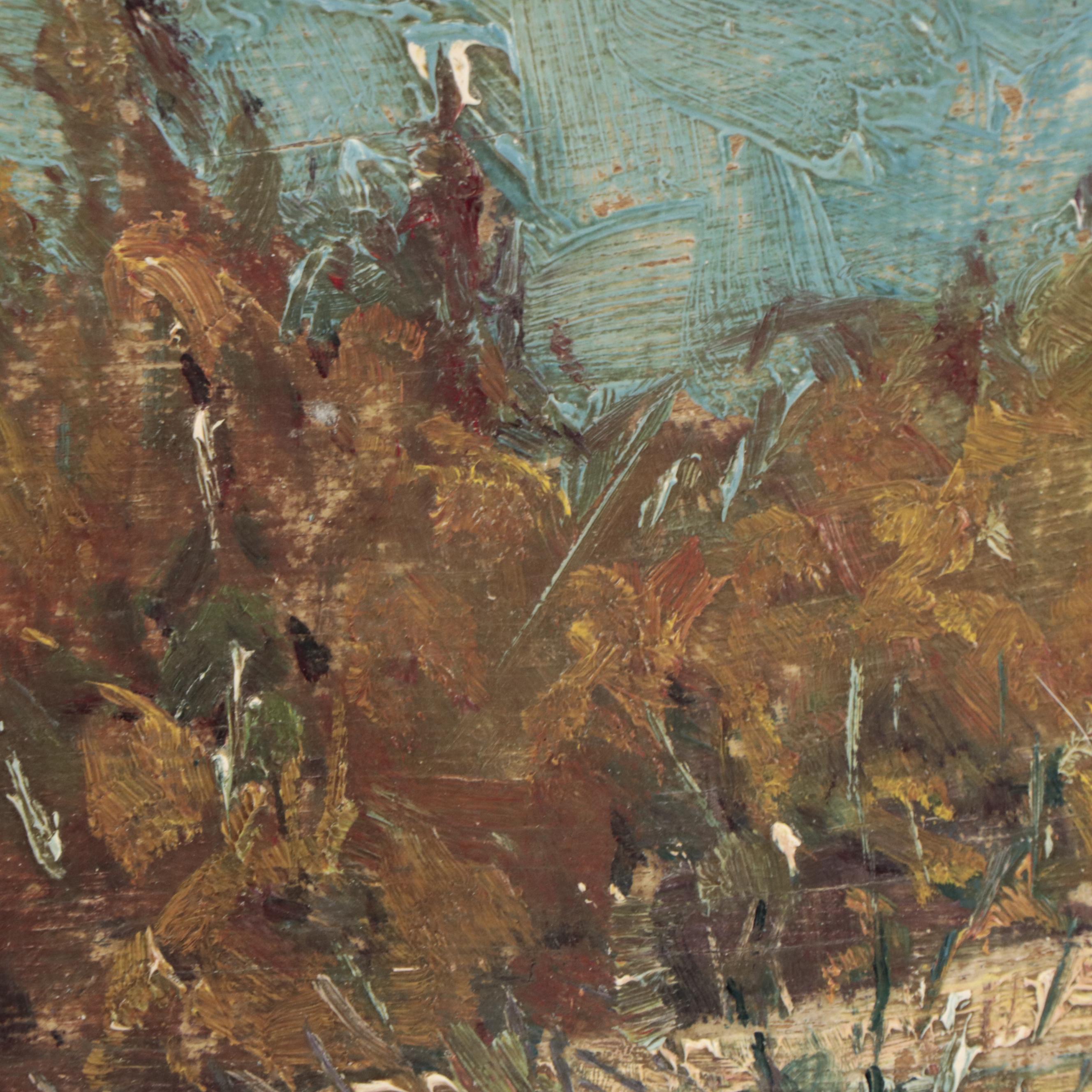 Landscape With Stone Bridge Oil Painting