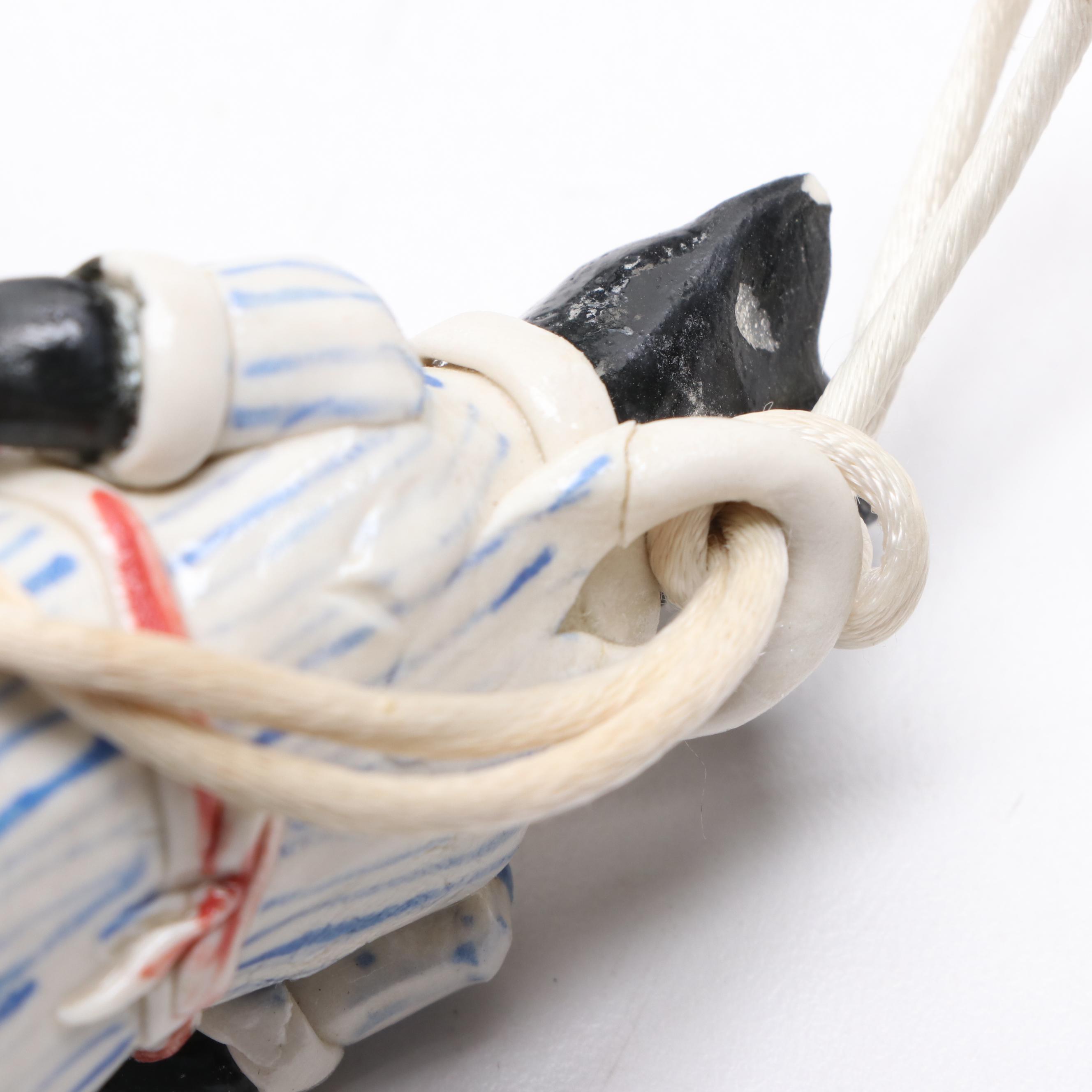 Terry Johnson Art Pottery Terracotta Tile with Other Cat Themed Décor