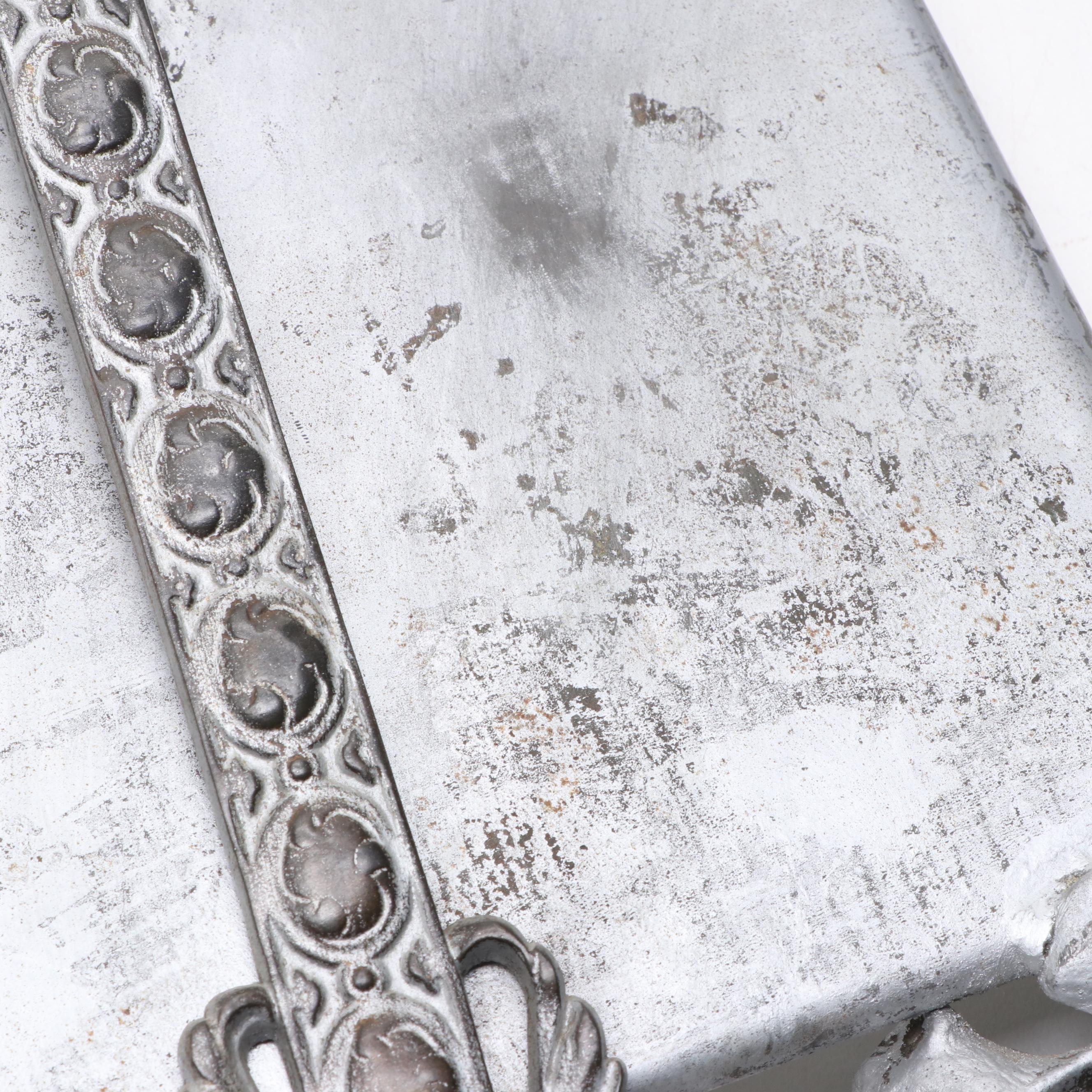 Terry Johnson Art Pottery Terracotta Tile with Other Cat Themed Décor