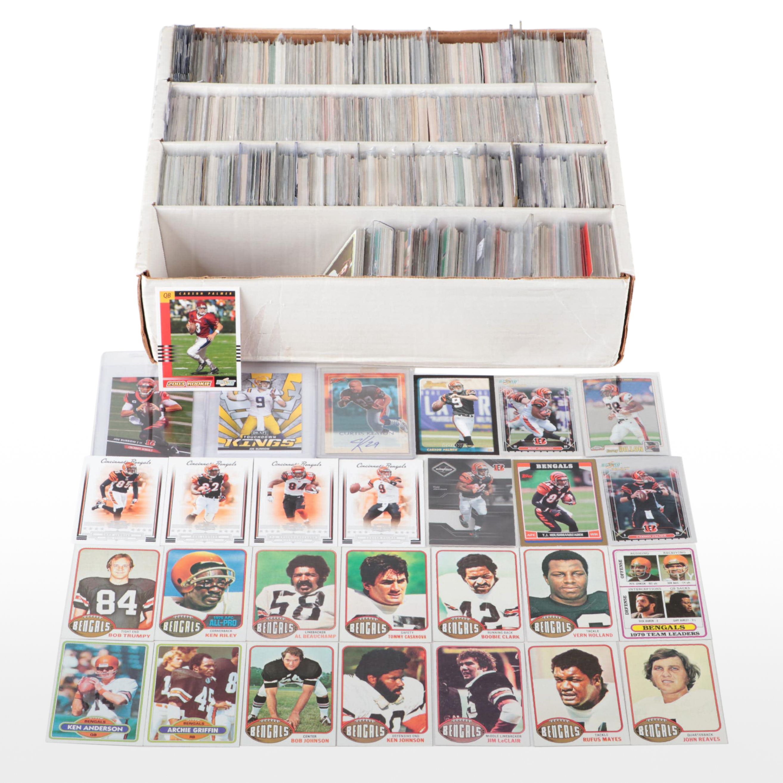Cincinnati Bengals Football Card Collection Featuring Joe Burrow and More