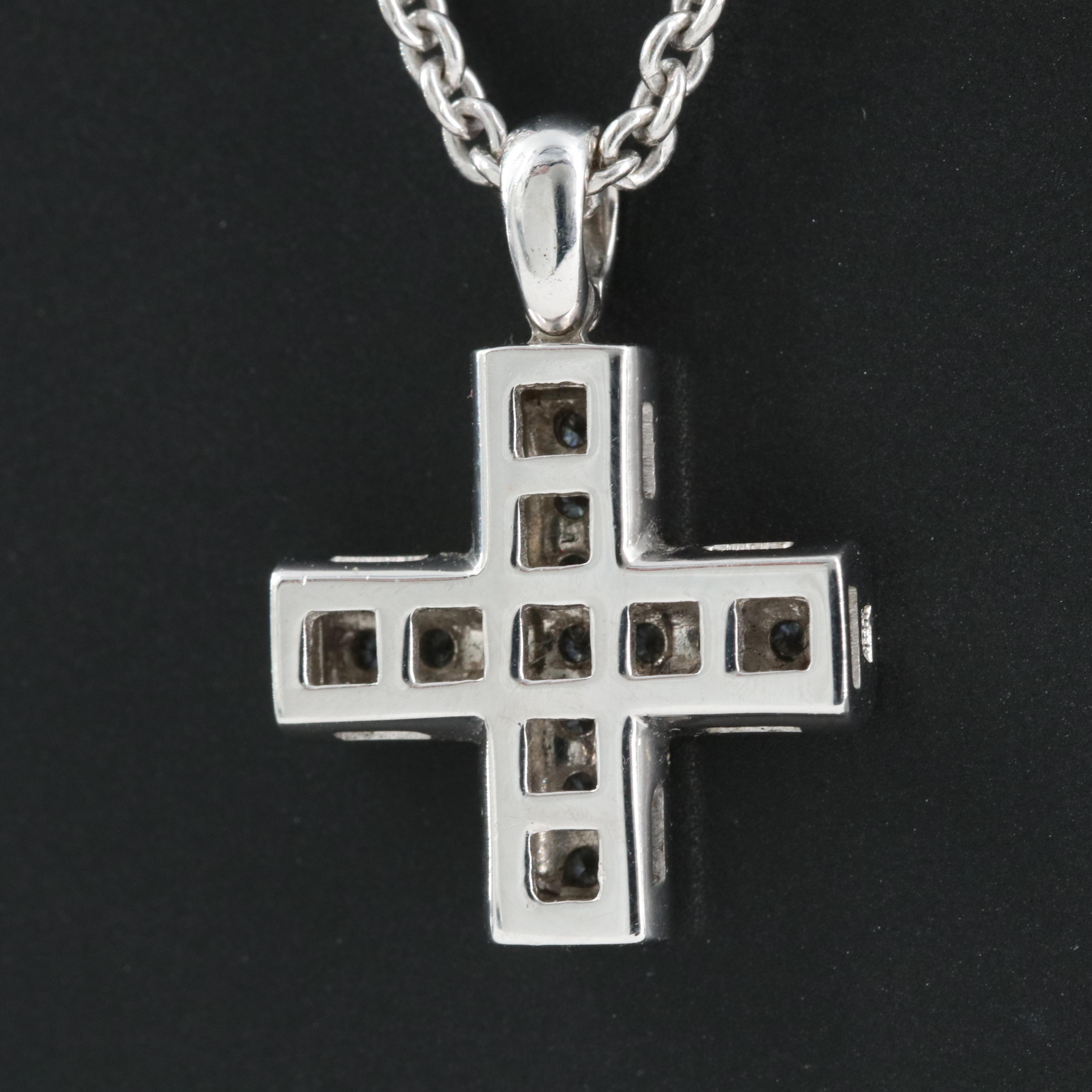 Bulgari BVLGARI 18K 0.20 CTW Diamond Greek Cross Necklace