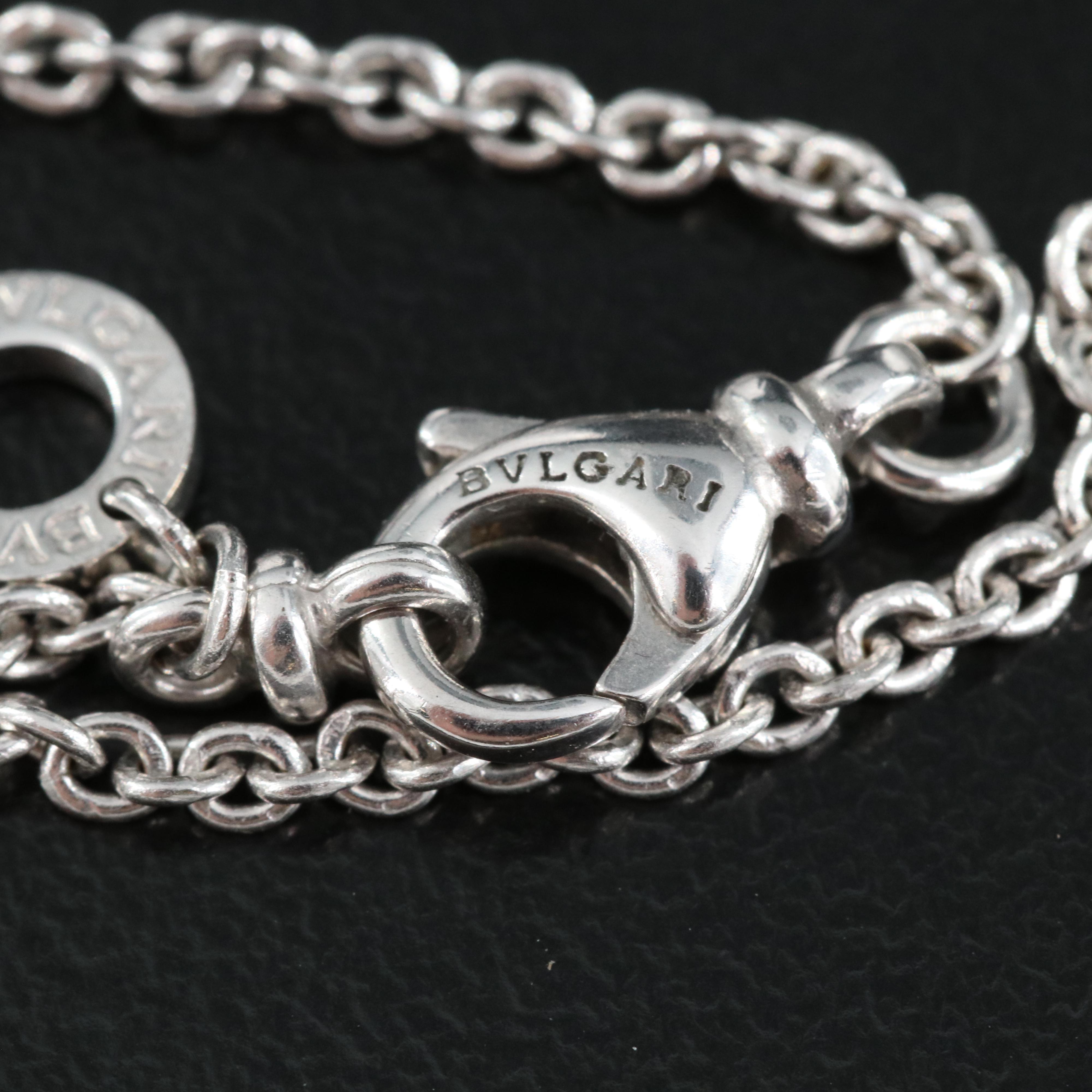 Bulgari BVLGARI 18K 0.20 CTW Diamond Greek Cross Necklace