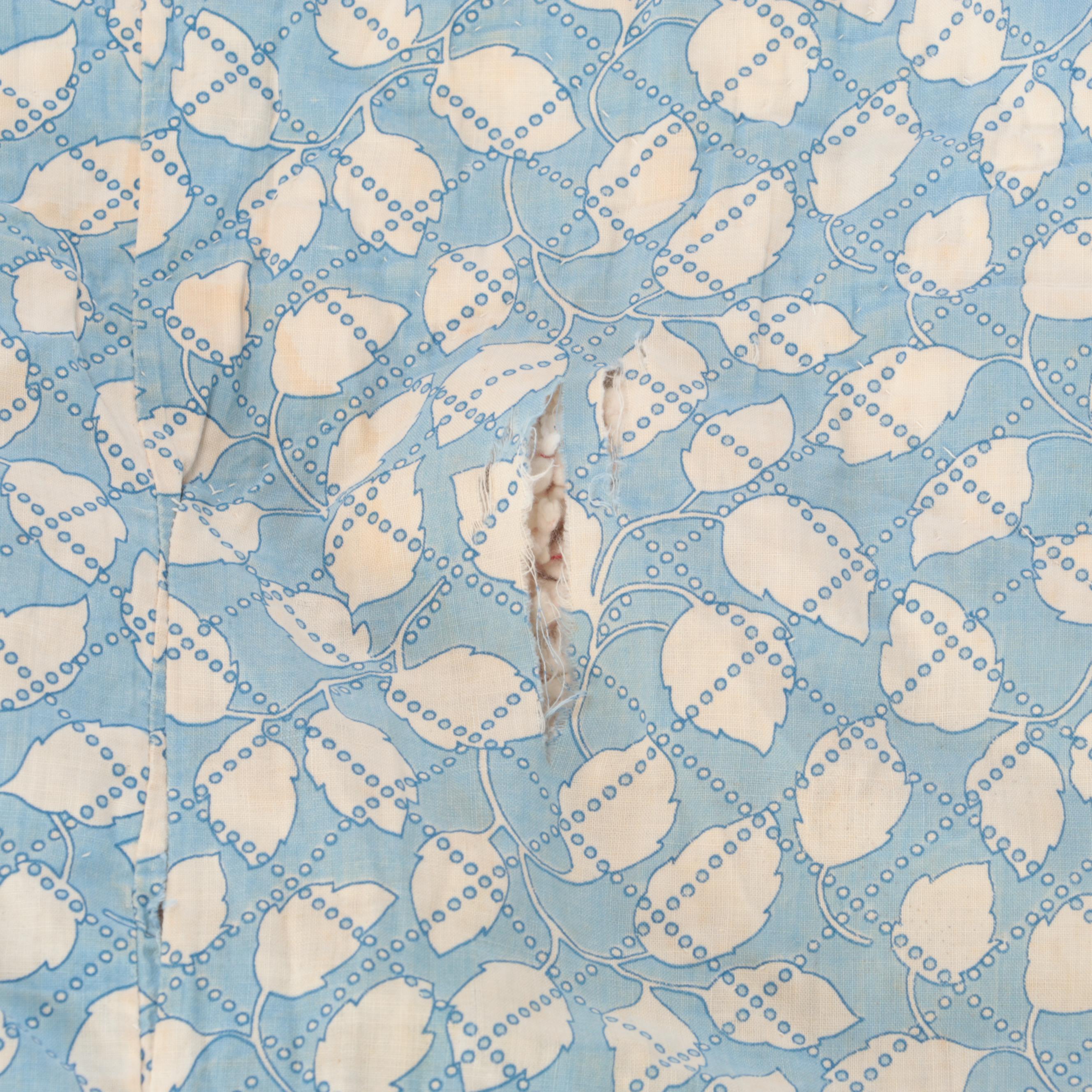 Hand-Crafted Bicentennial Theme Block Quilt